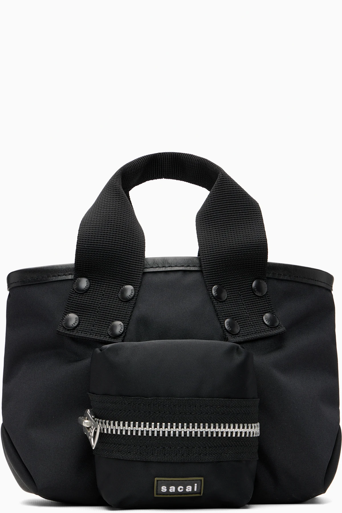 Black Small Pocket Tote