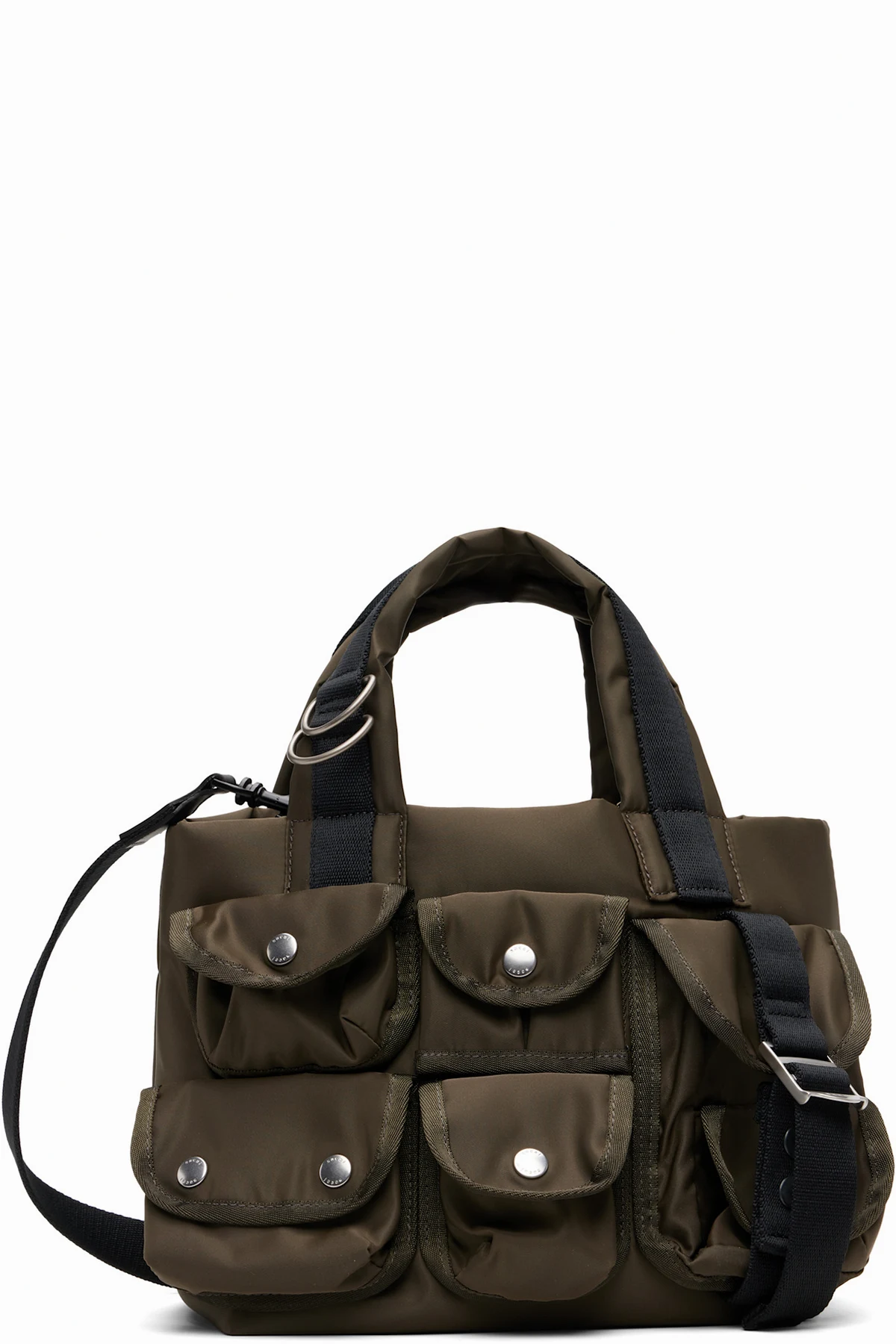 Khaki Small Nylon Tote