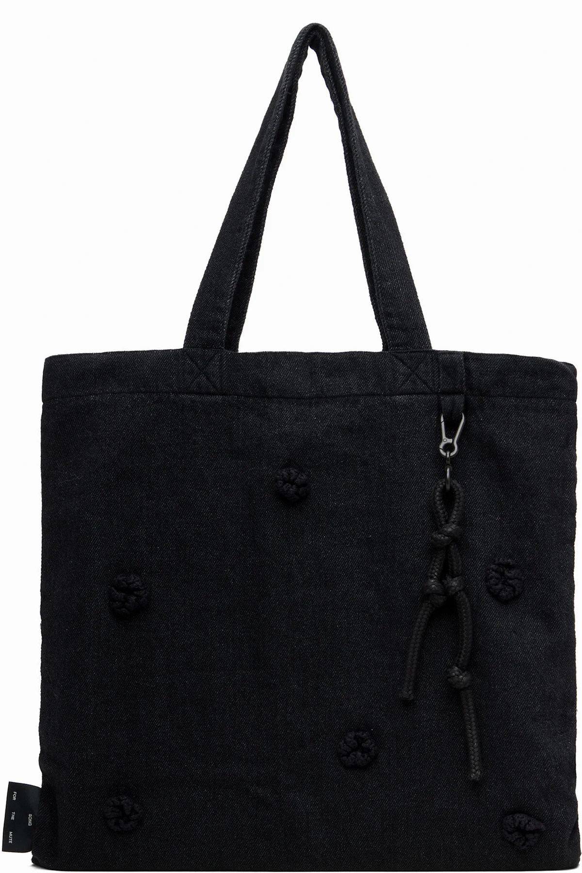 Black Daisy Tote
