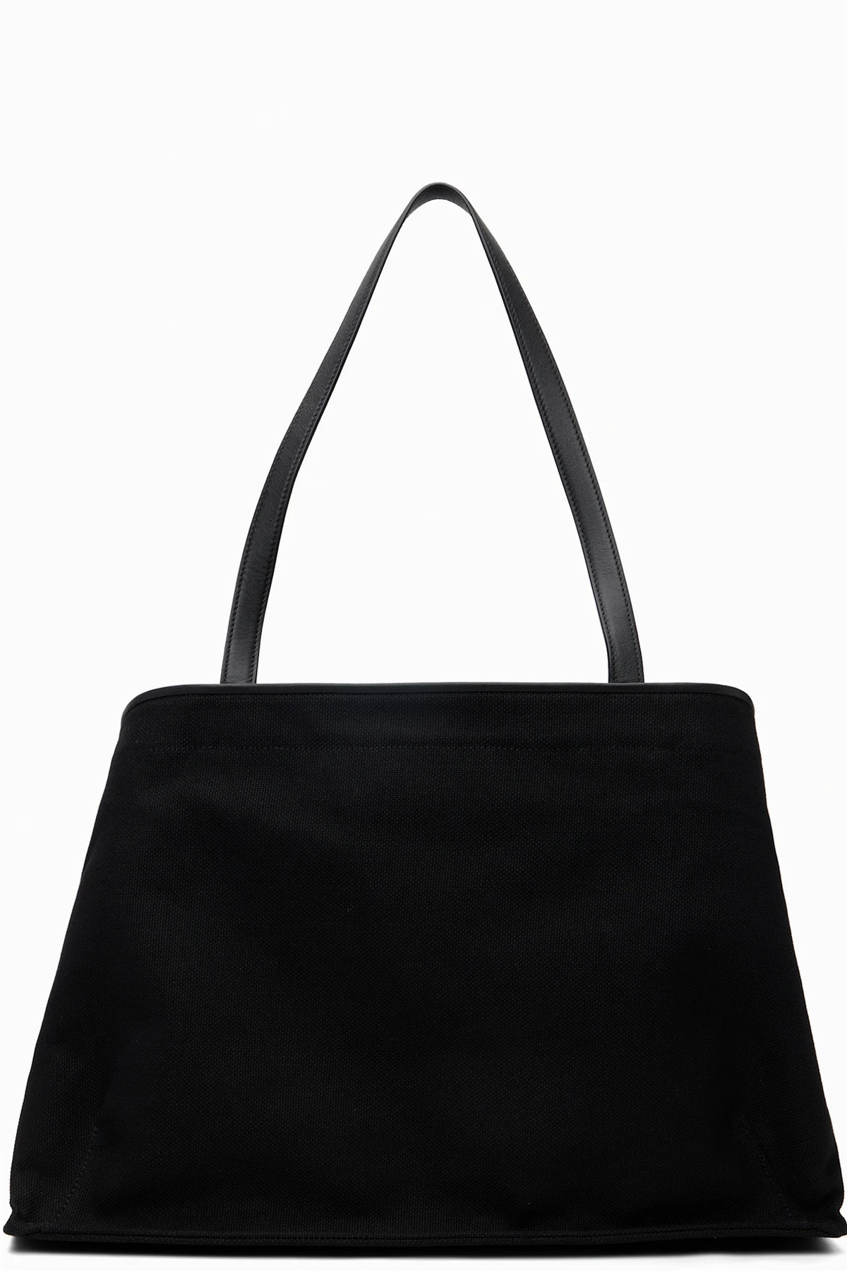 Black Vacanza Canvas Tote