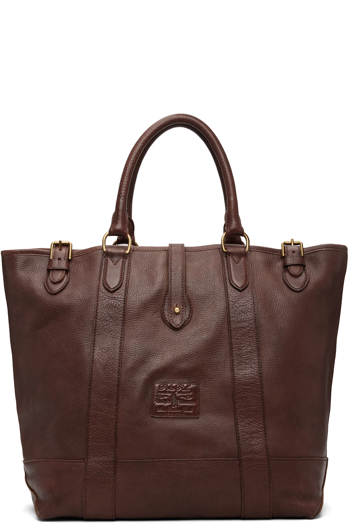 Brown Heritage Leather Tote