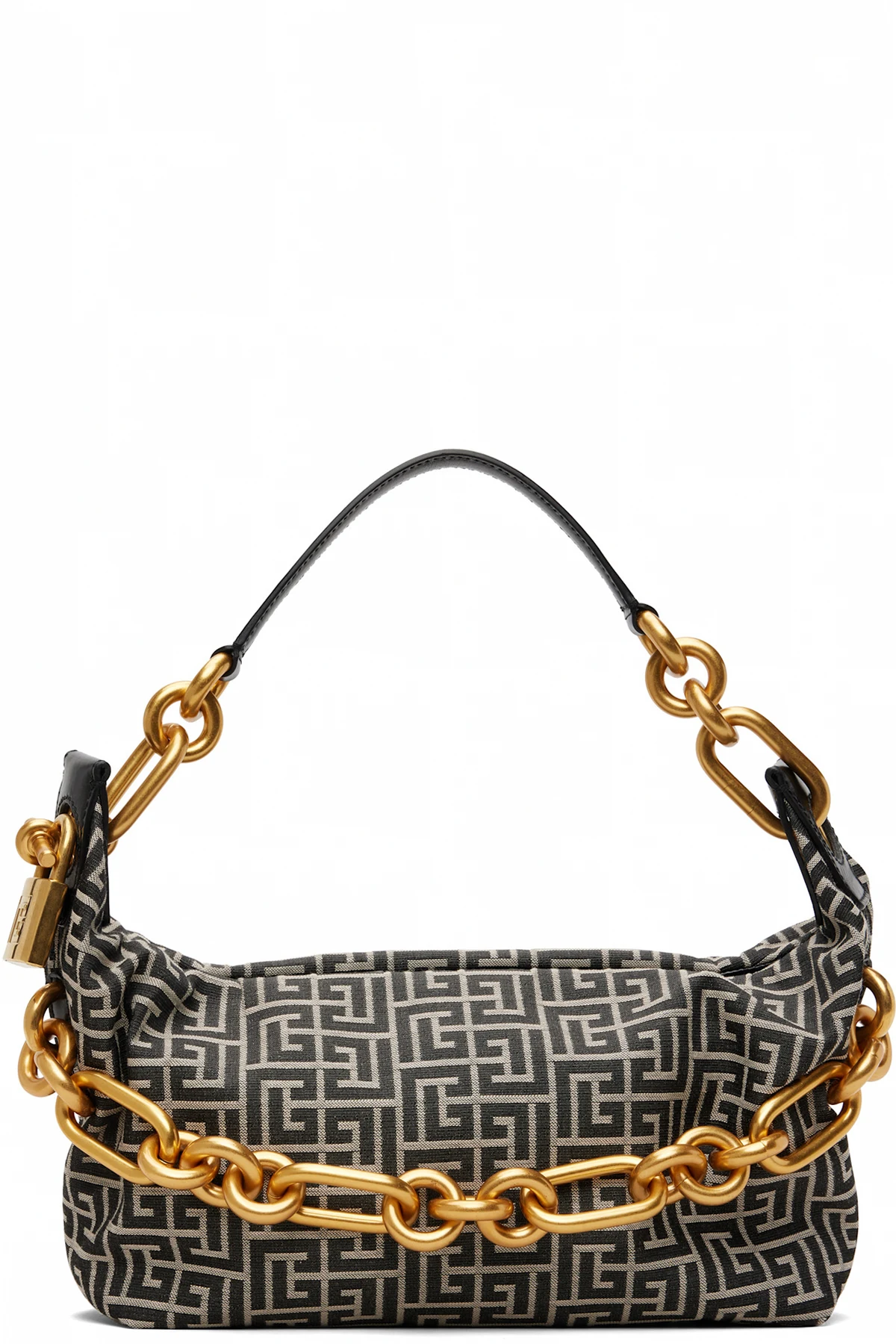 Black & Off-White Medium Sync Bag