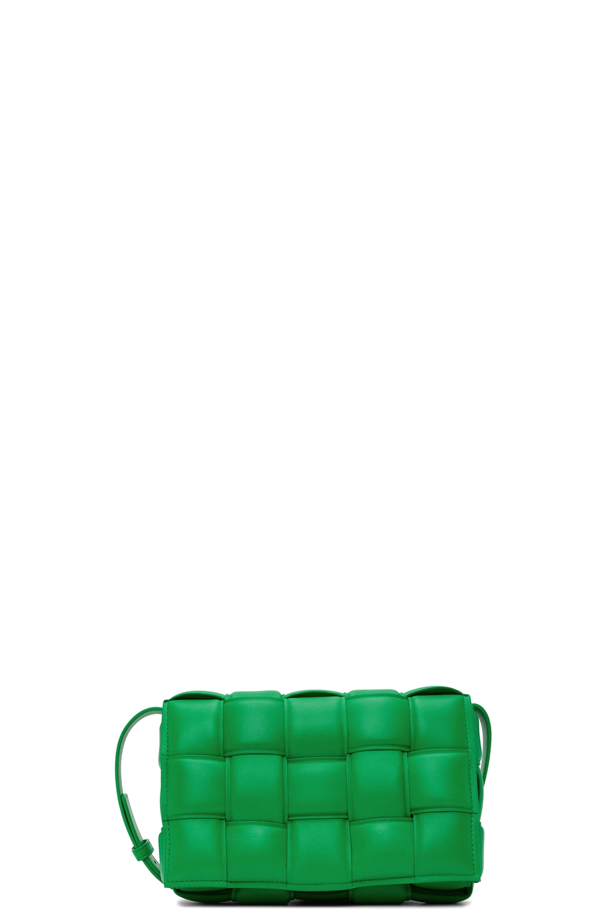 Green Padded Cassette Shoulder Bag