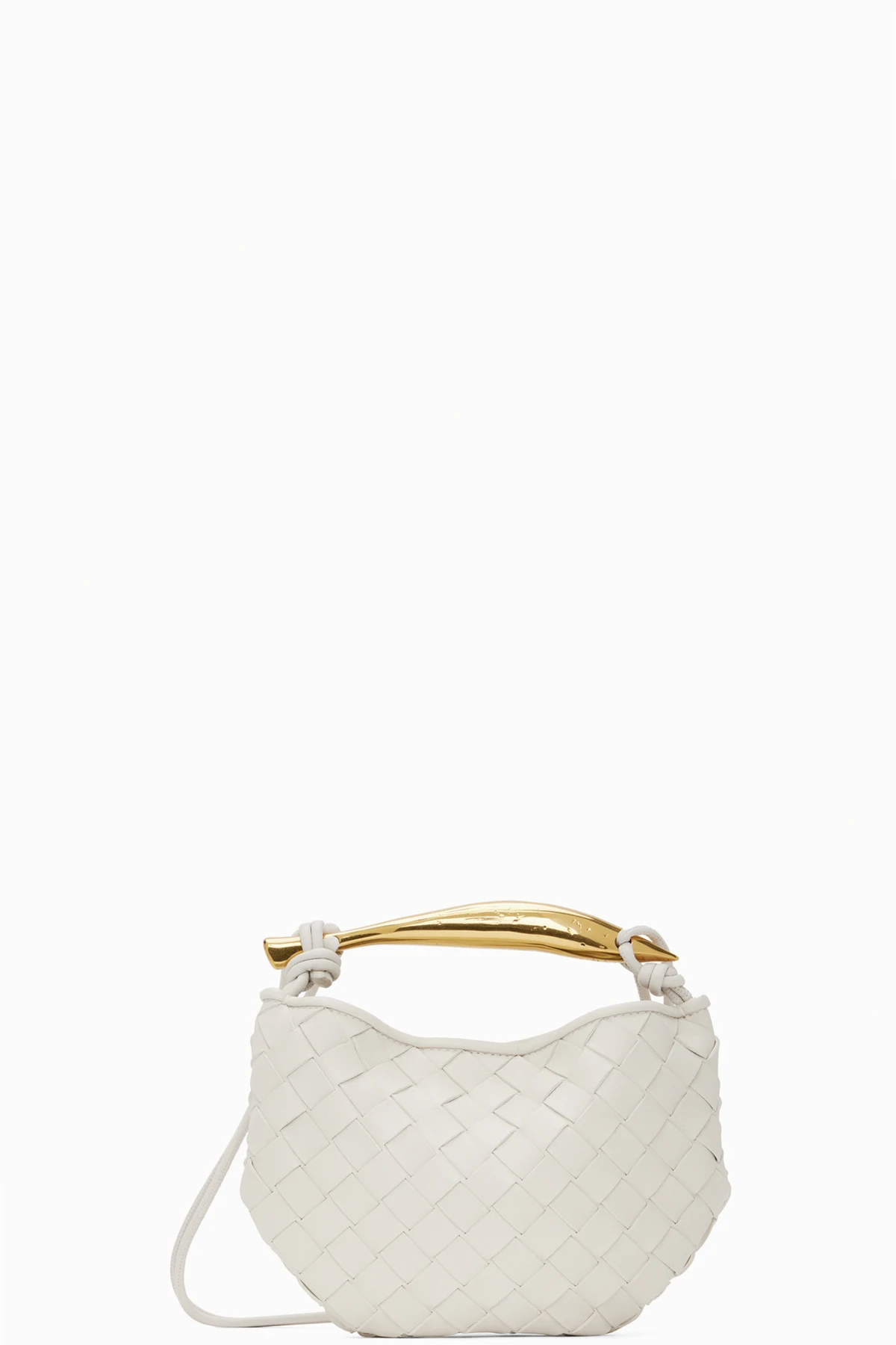 White Mini Sardine Shoulder Bag