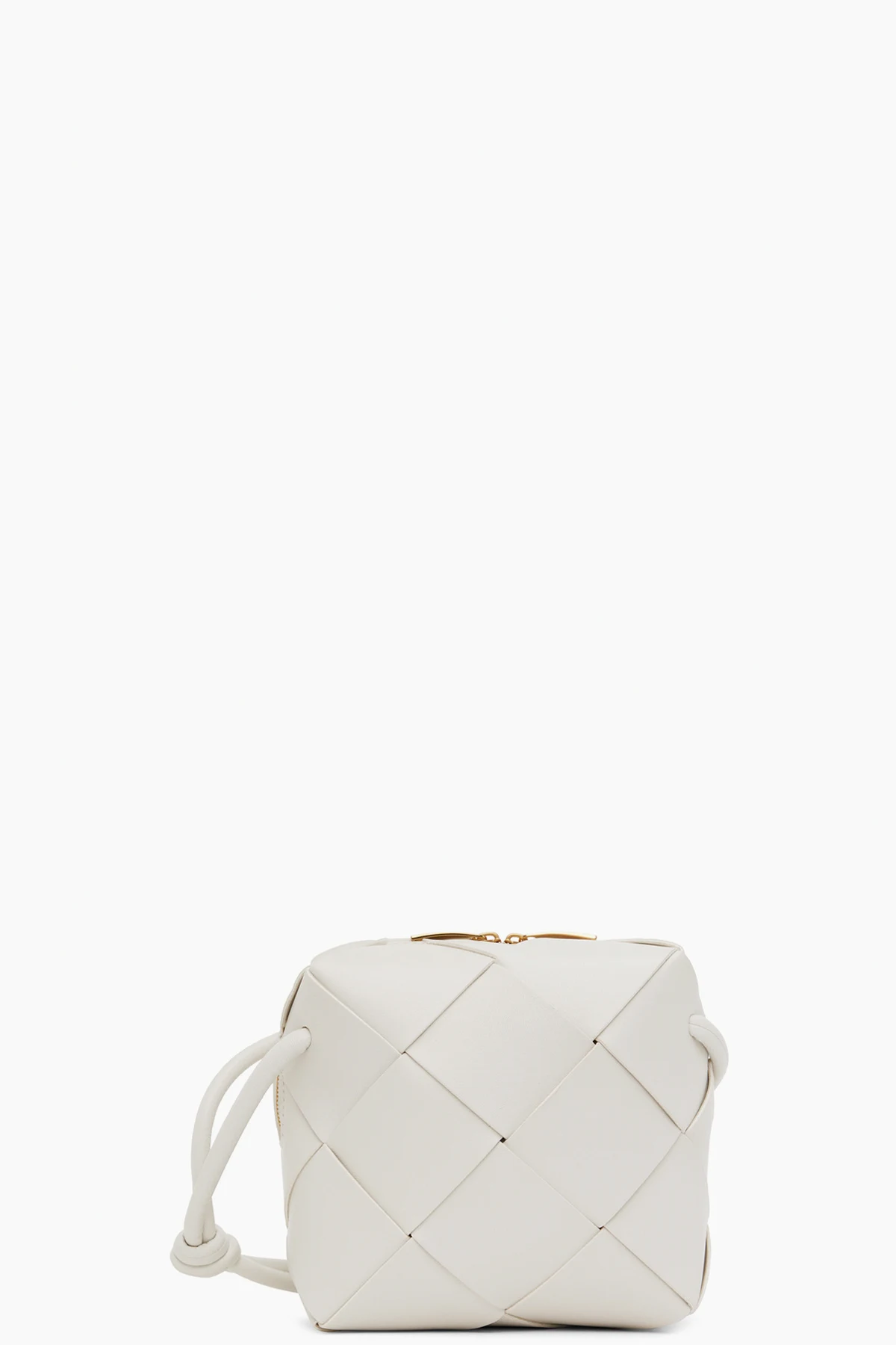 White Mini Cassette Camera Bag