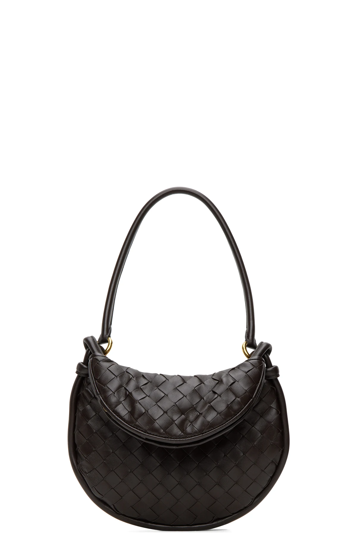 Brown Small Gemelli Shoulder Bag
