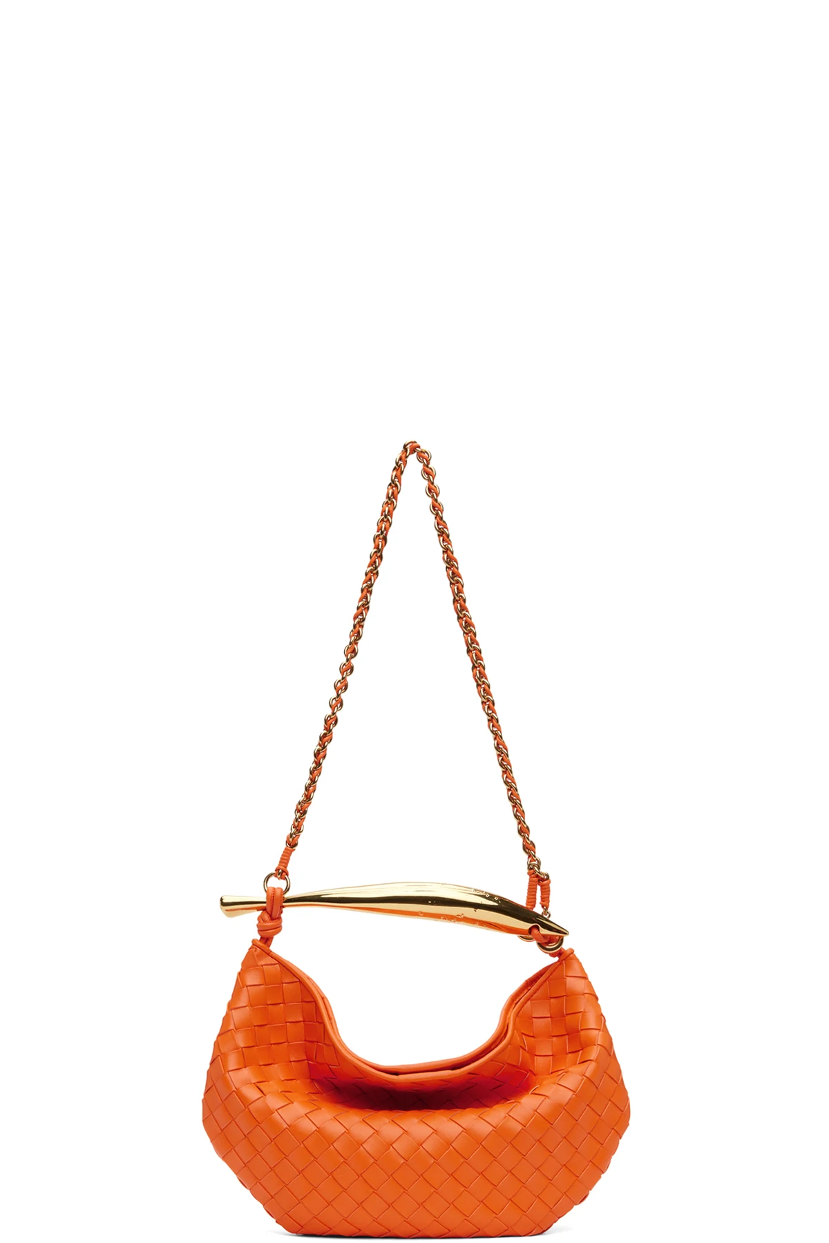 Orange Sardine With Chain Bag