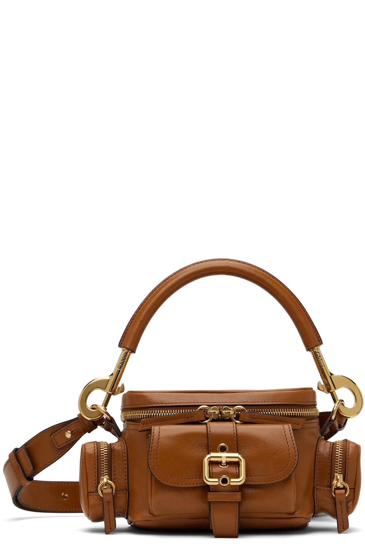 Tan Small Camera Bag