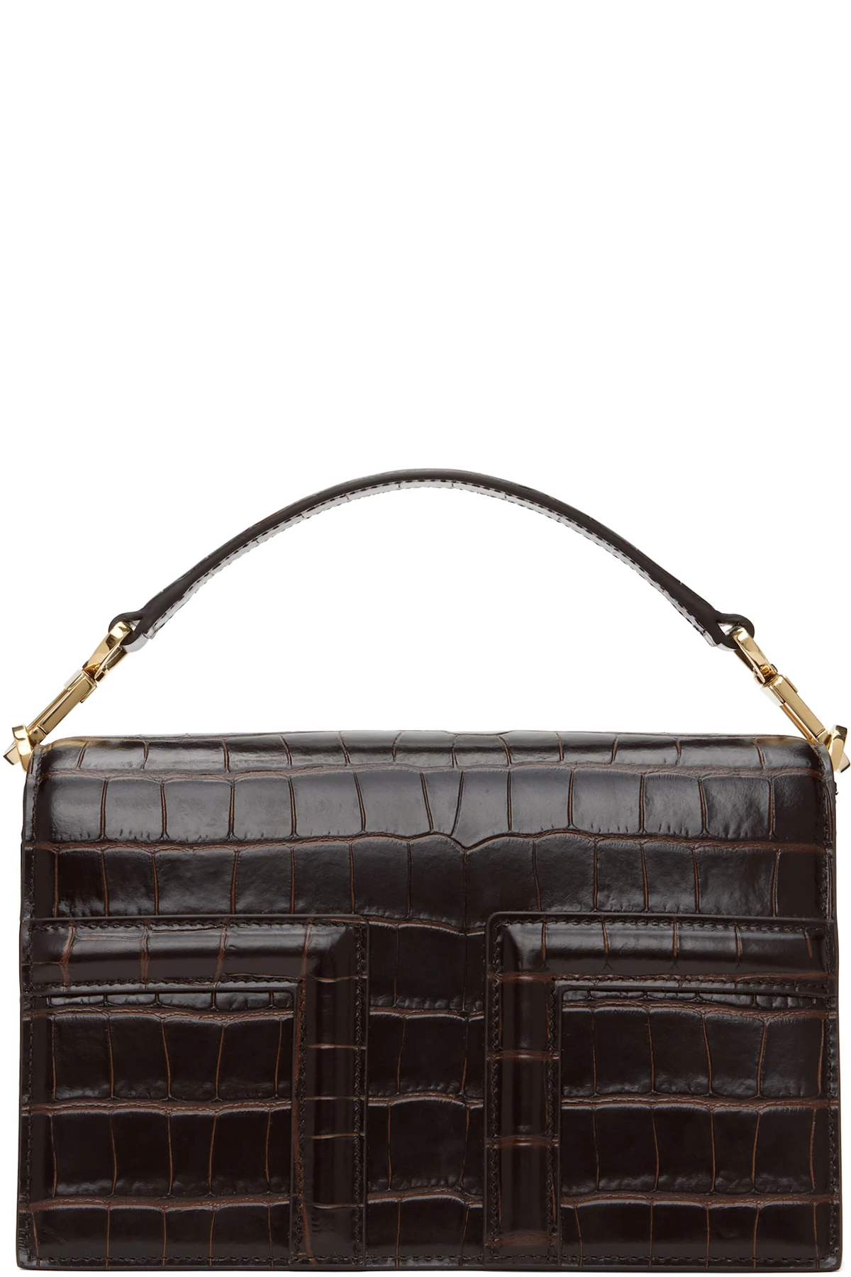 Brown Mini T-Flap Bag