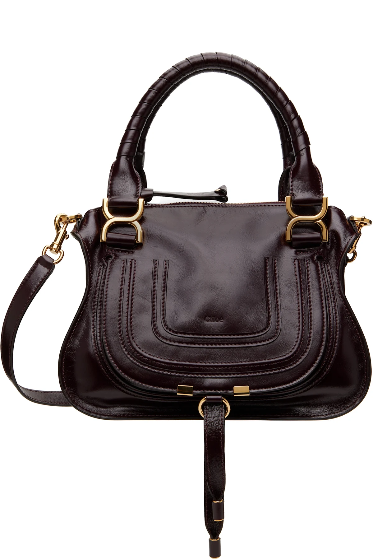 Burgundy Small Marcie Bag