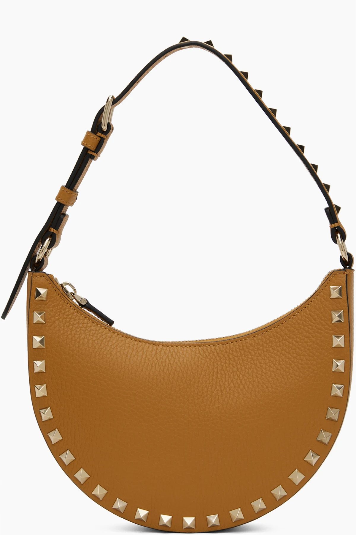 Tan Mini Rockstud Bag