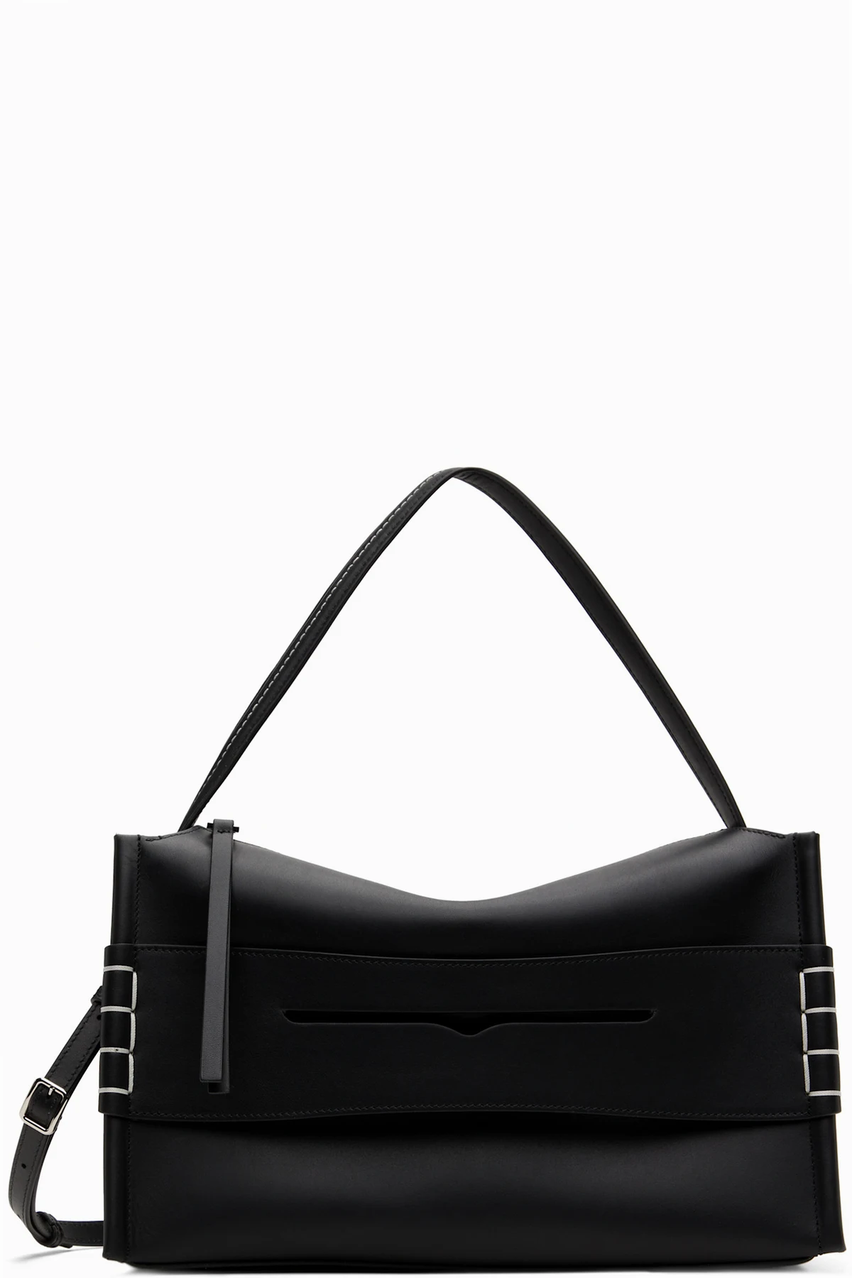 Black Medium Loafer Bag