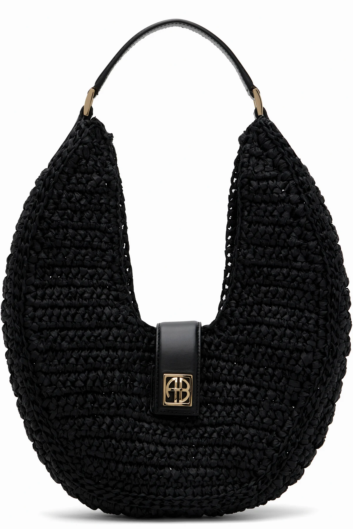 Black Lou Monogram Bag