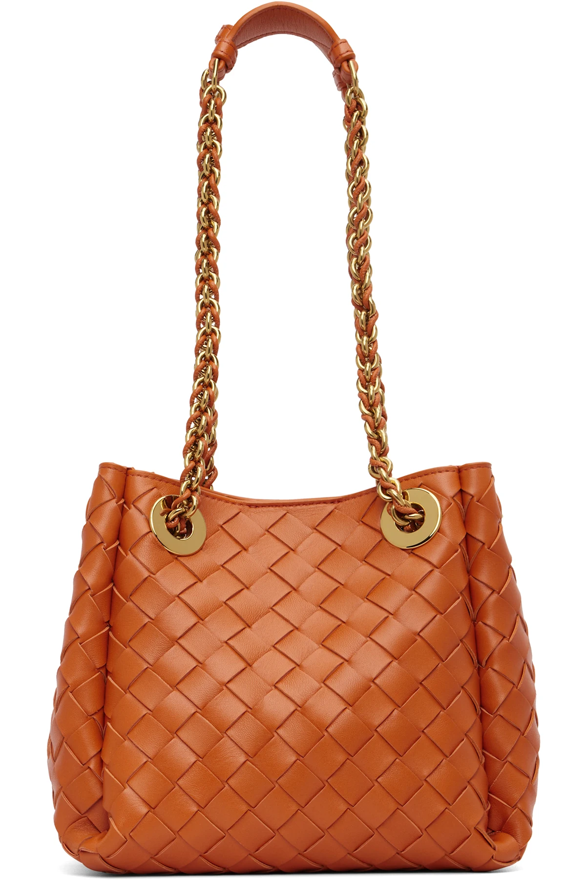 Orange Small Parachute Chain Bag