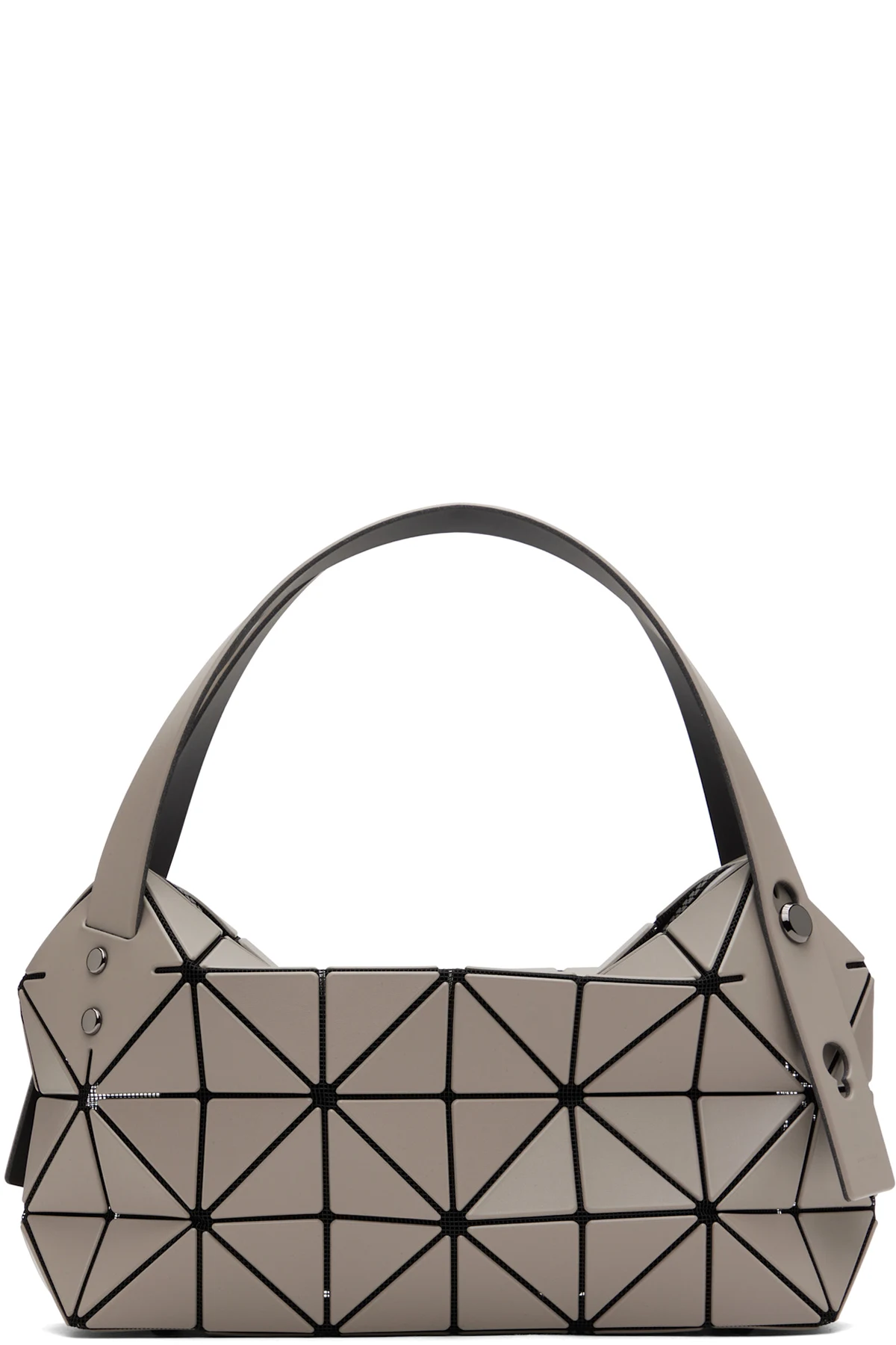 Gray Mini Boston Bag