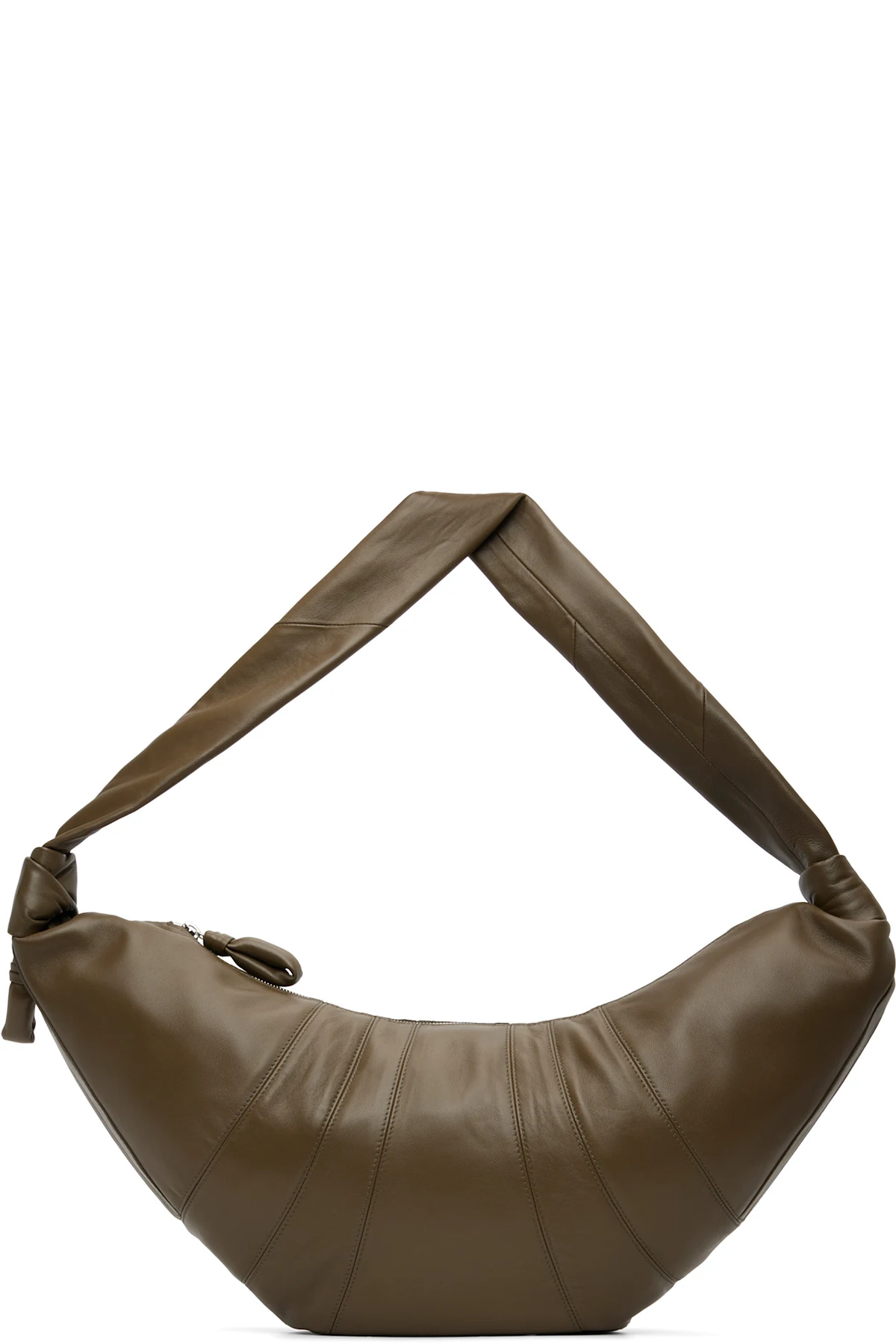 Taupe Large Croissant Bag