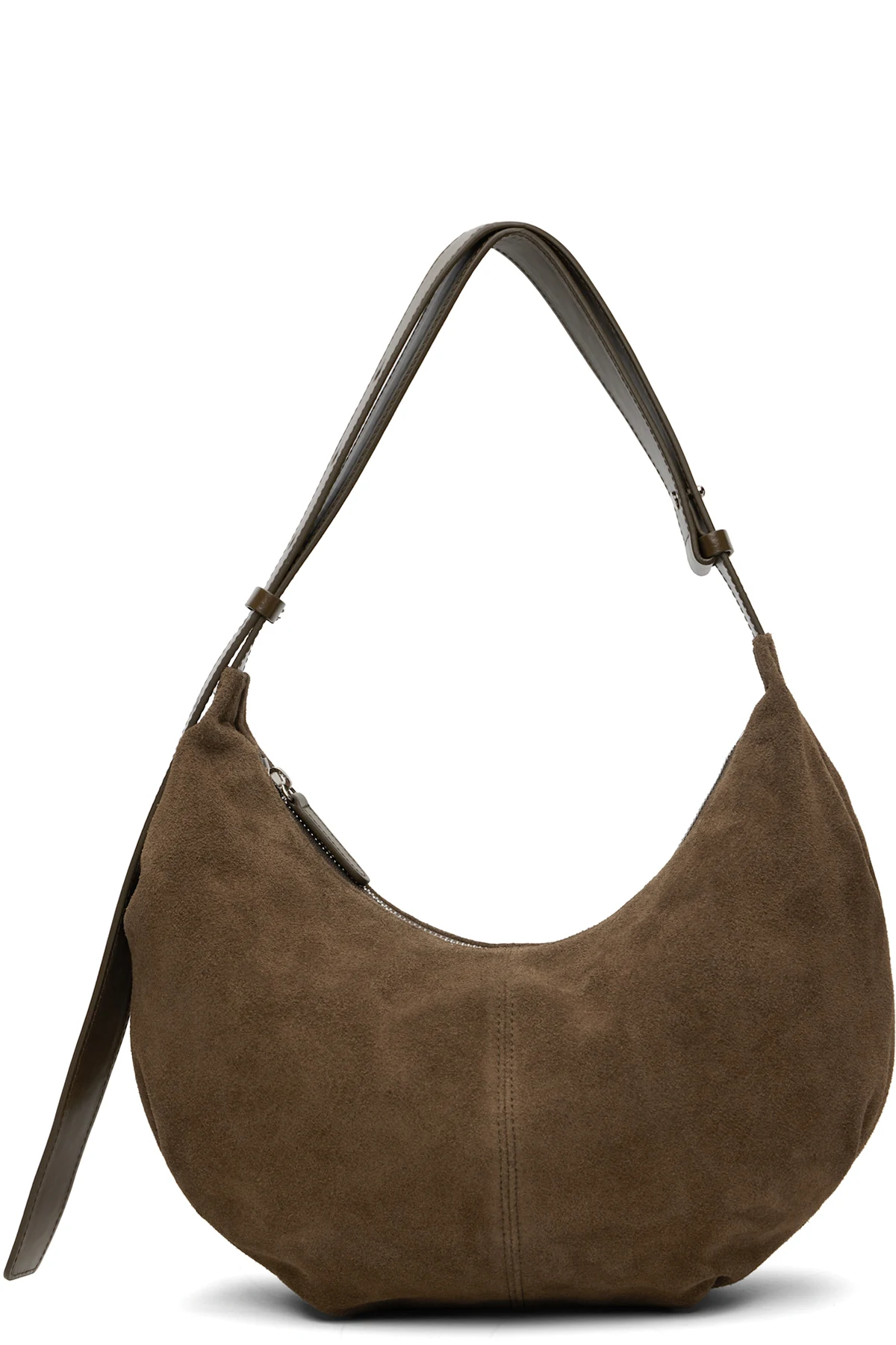 Brown Ht Suede Shoulder Bag