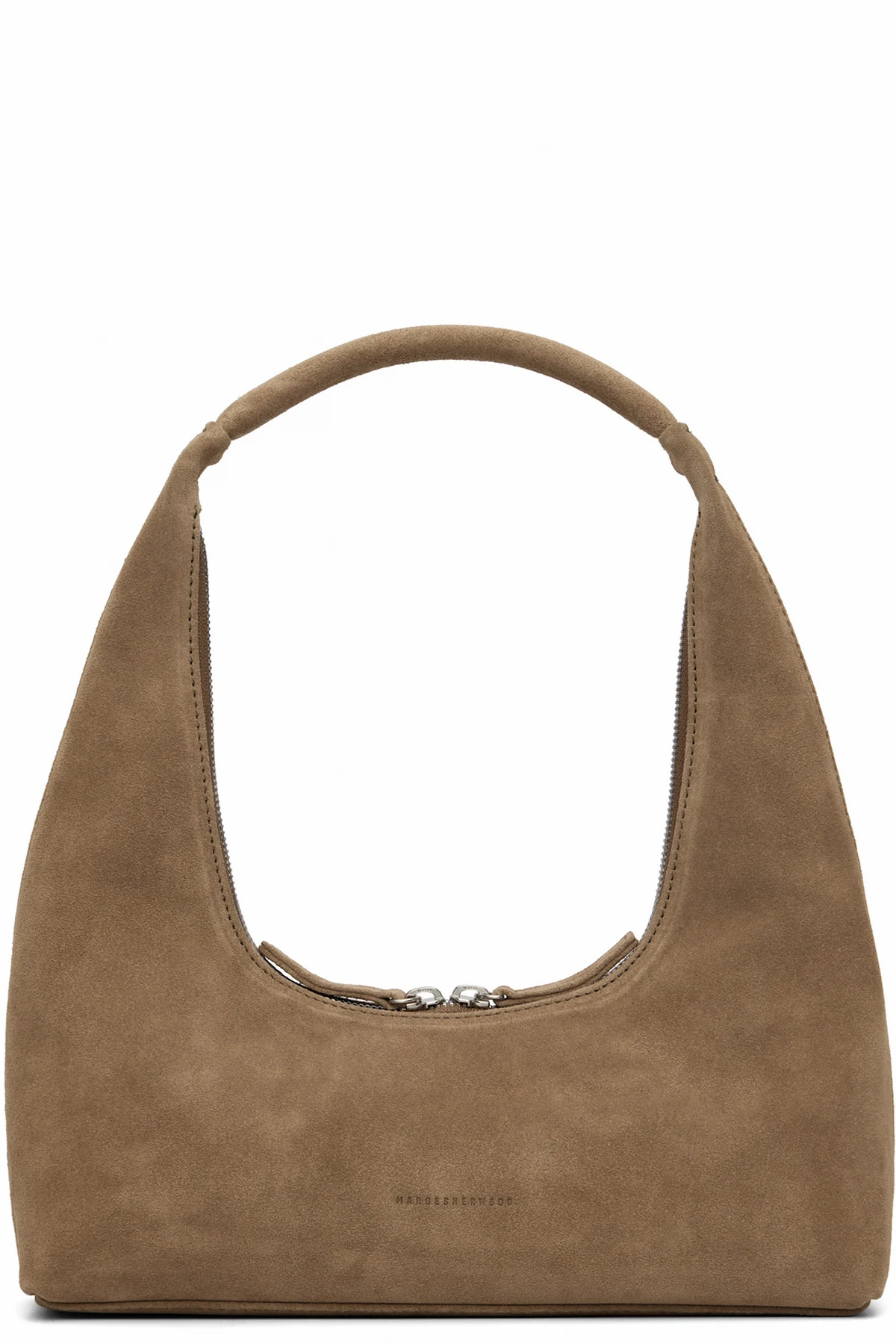Brown Suede Shoulder Bag
