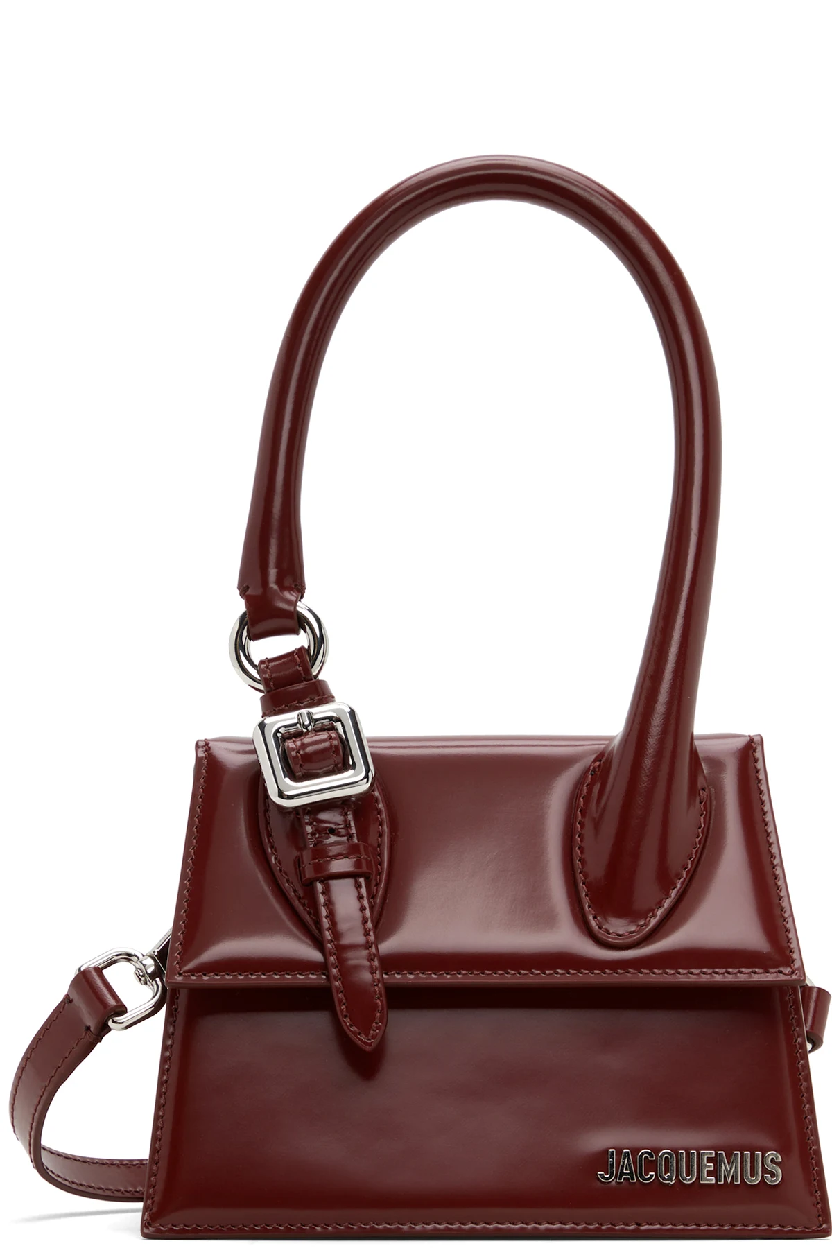 Burgundy 'The medium Chiquito with buckle' Bag