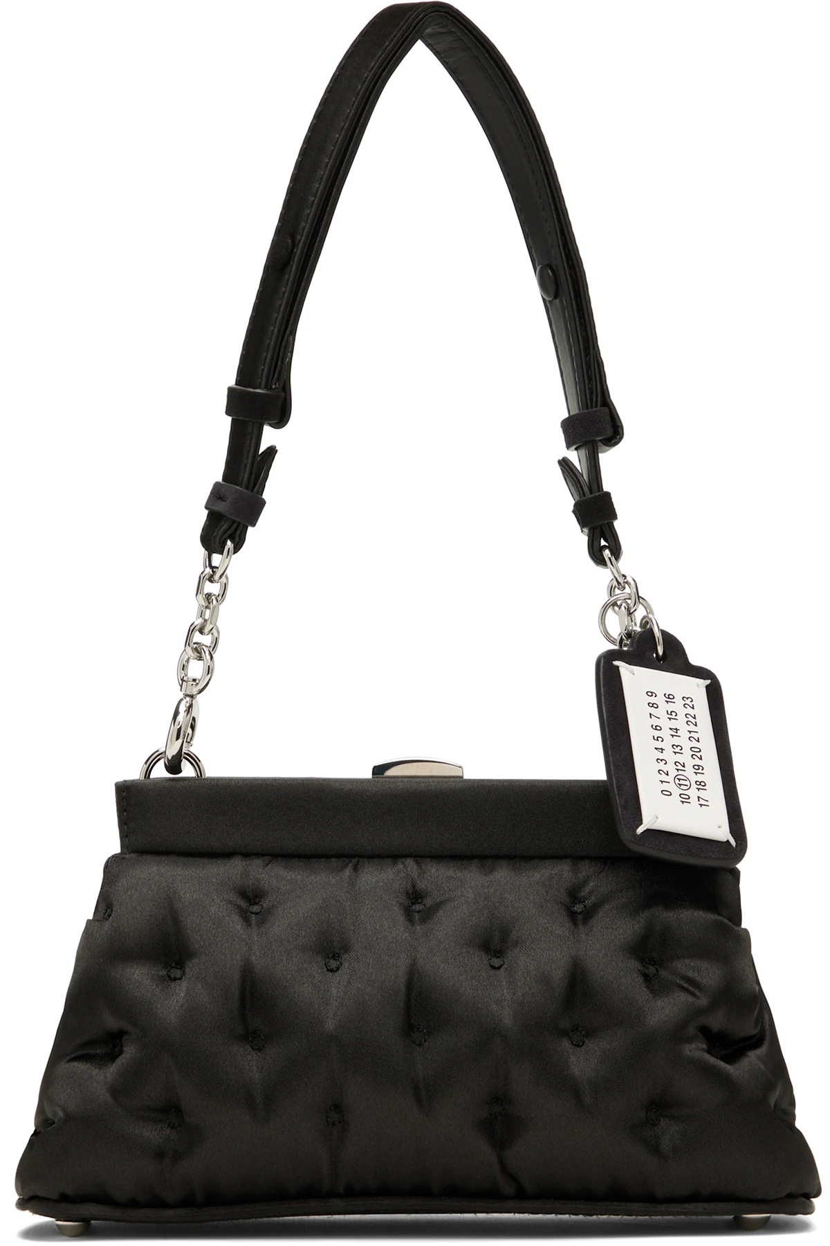 Black Small Glam Slam Embroidery Clutch Bag