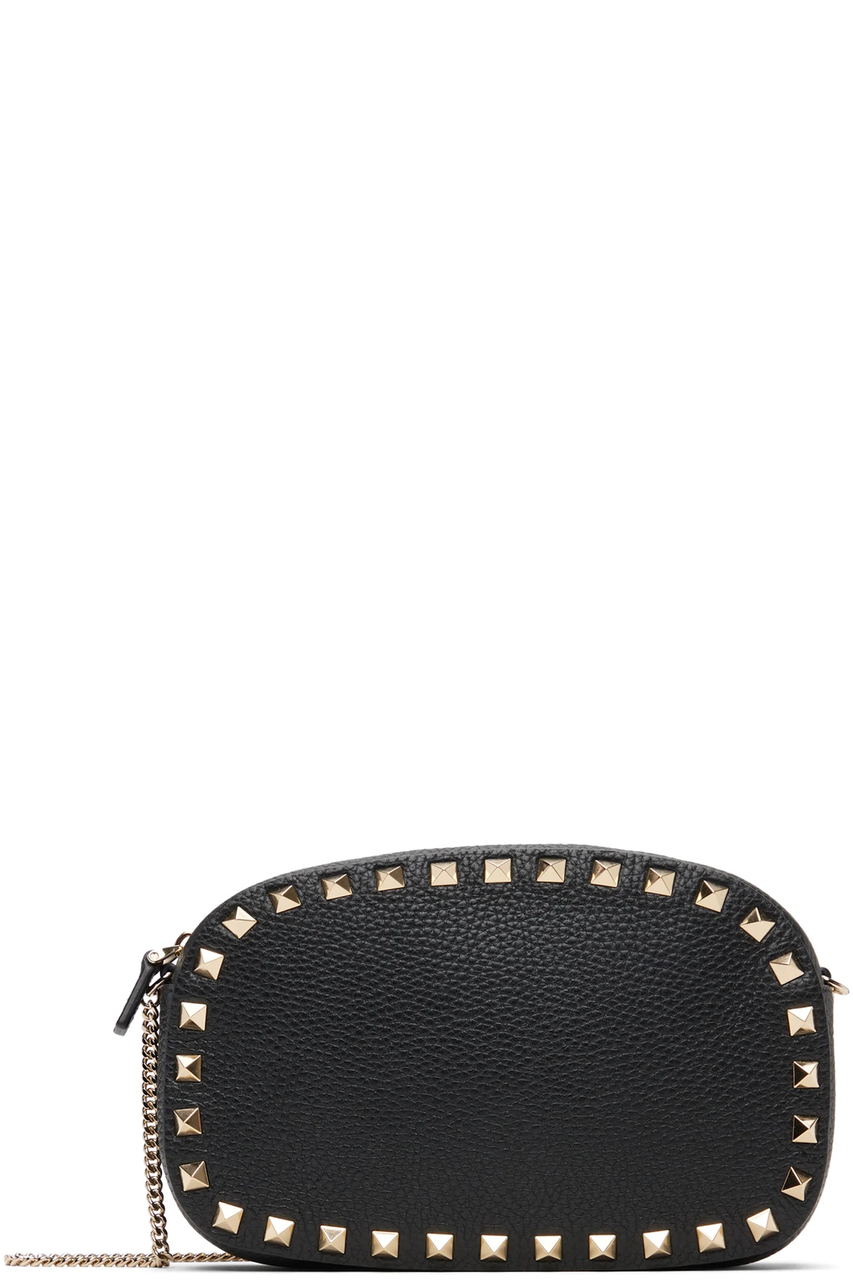 Black Mini Rockstud Crossbody Bag