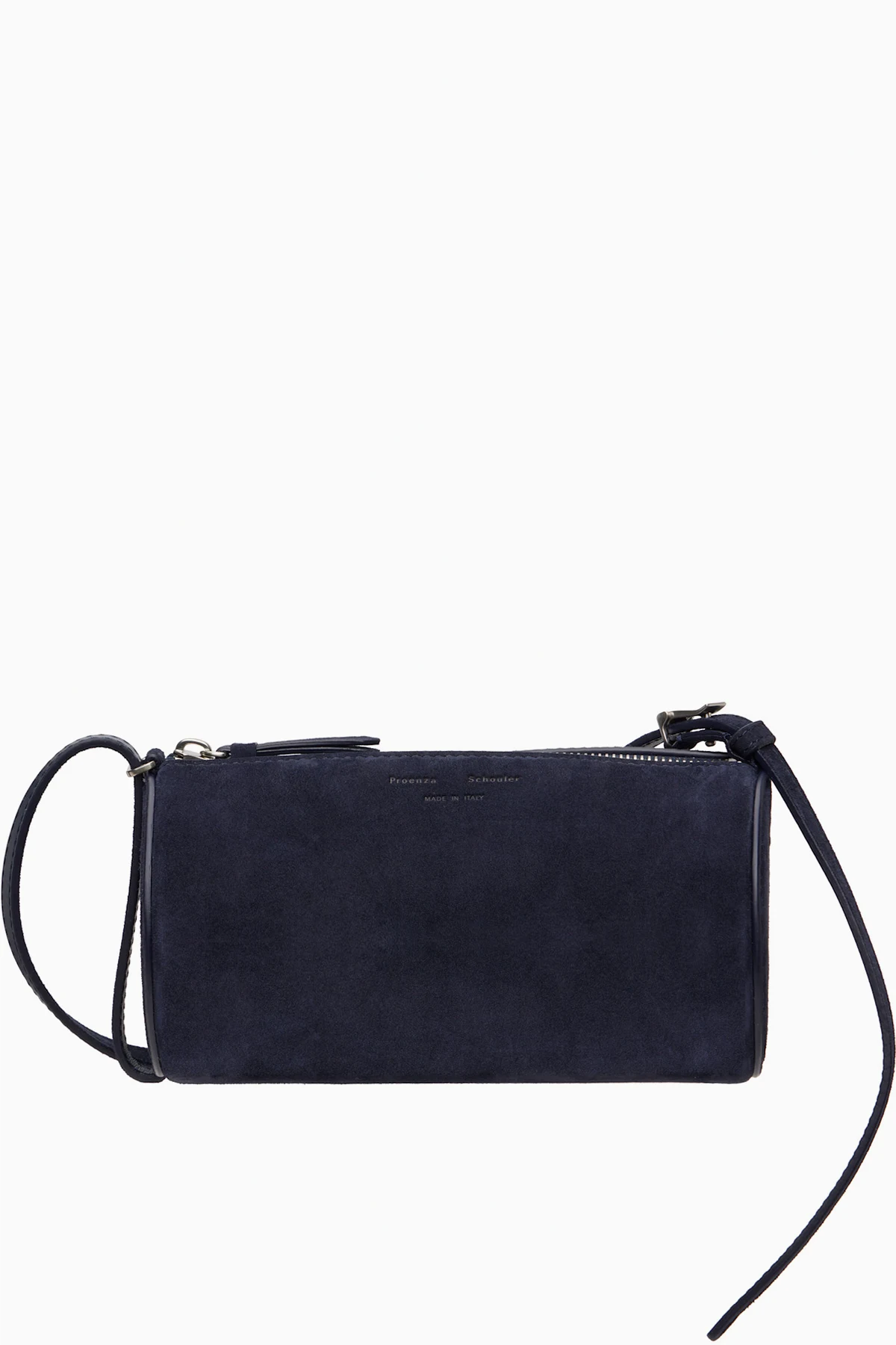 Navy Crossbody Silo Suede Bag