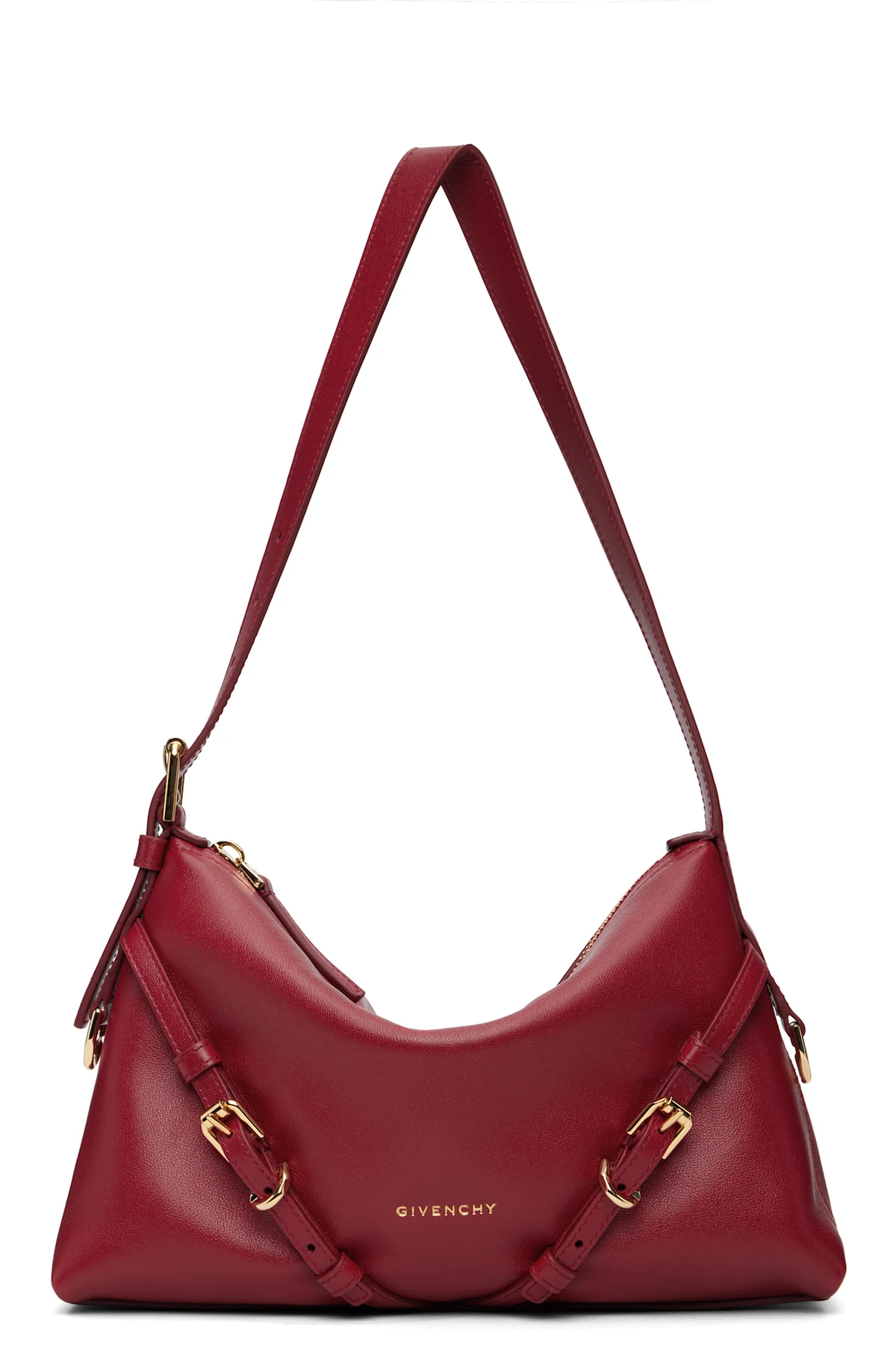 Red Mini Voyou Shiny Leather Bag
