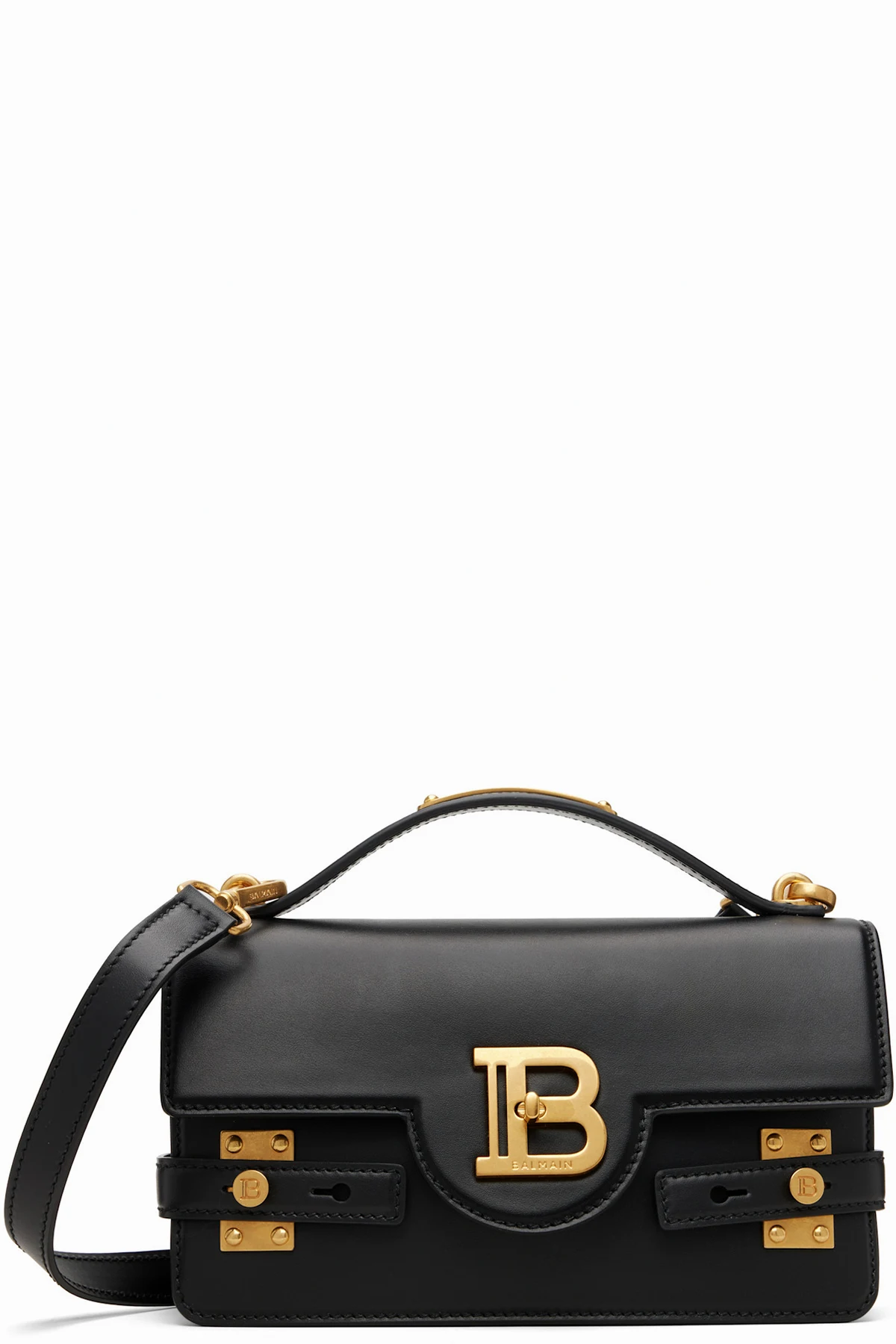Black Smooth Leather B-Buzz 24 Bag