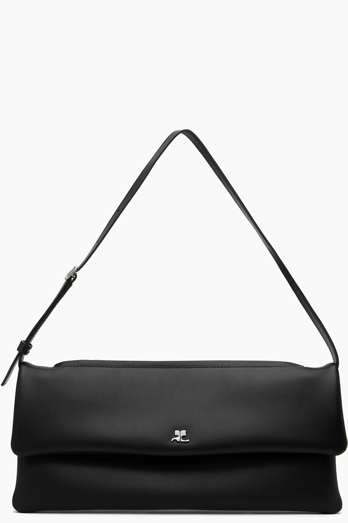 Black Cuff Leather Clutch