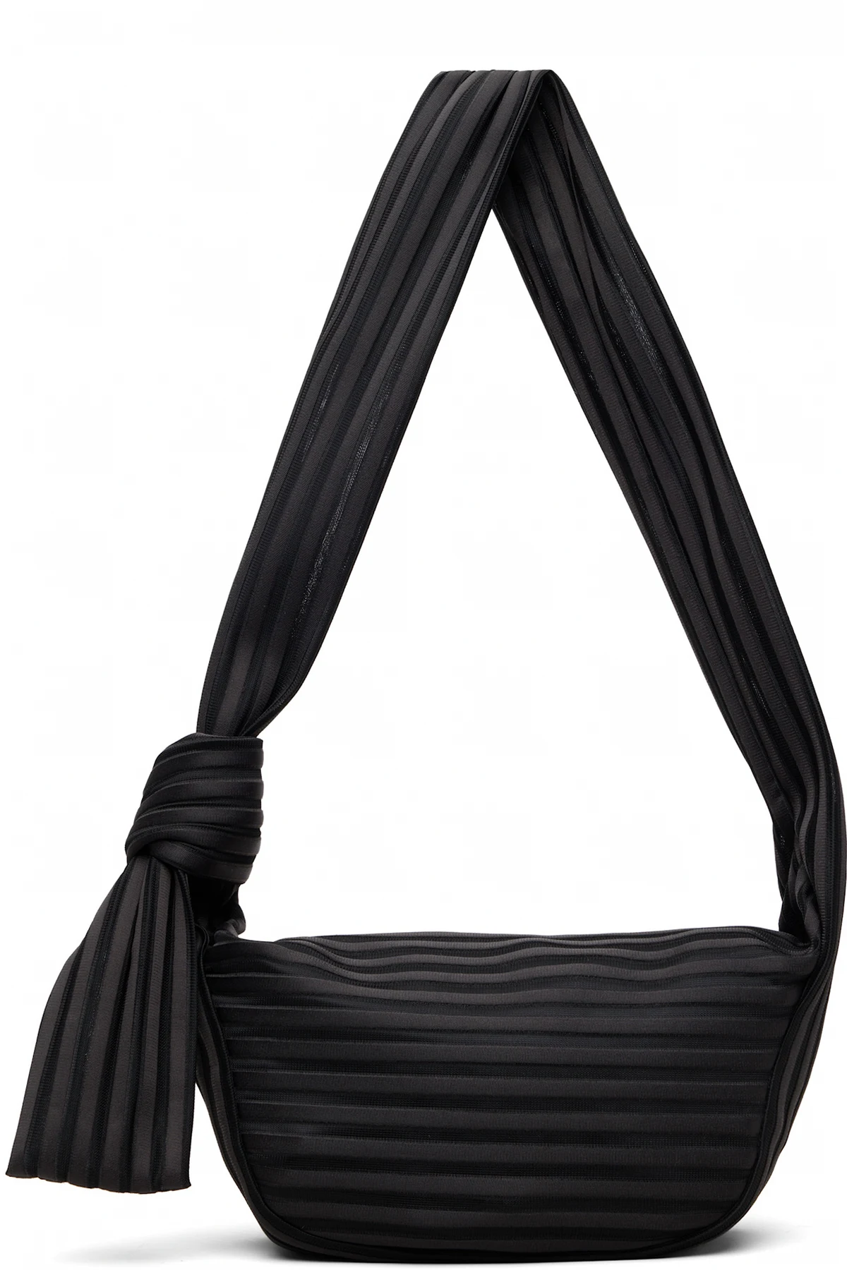 Black Linear Knit 58 Bag