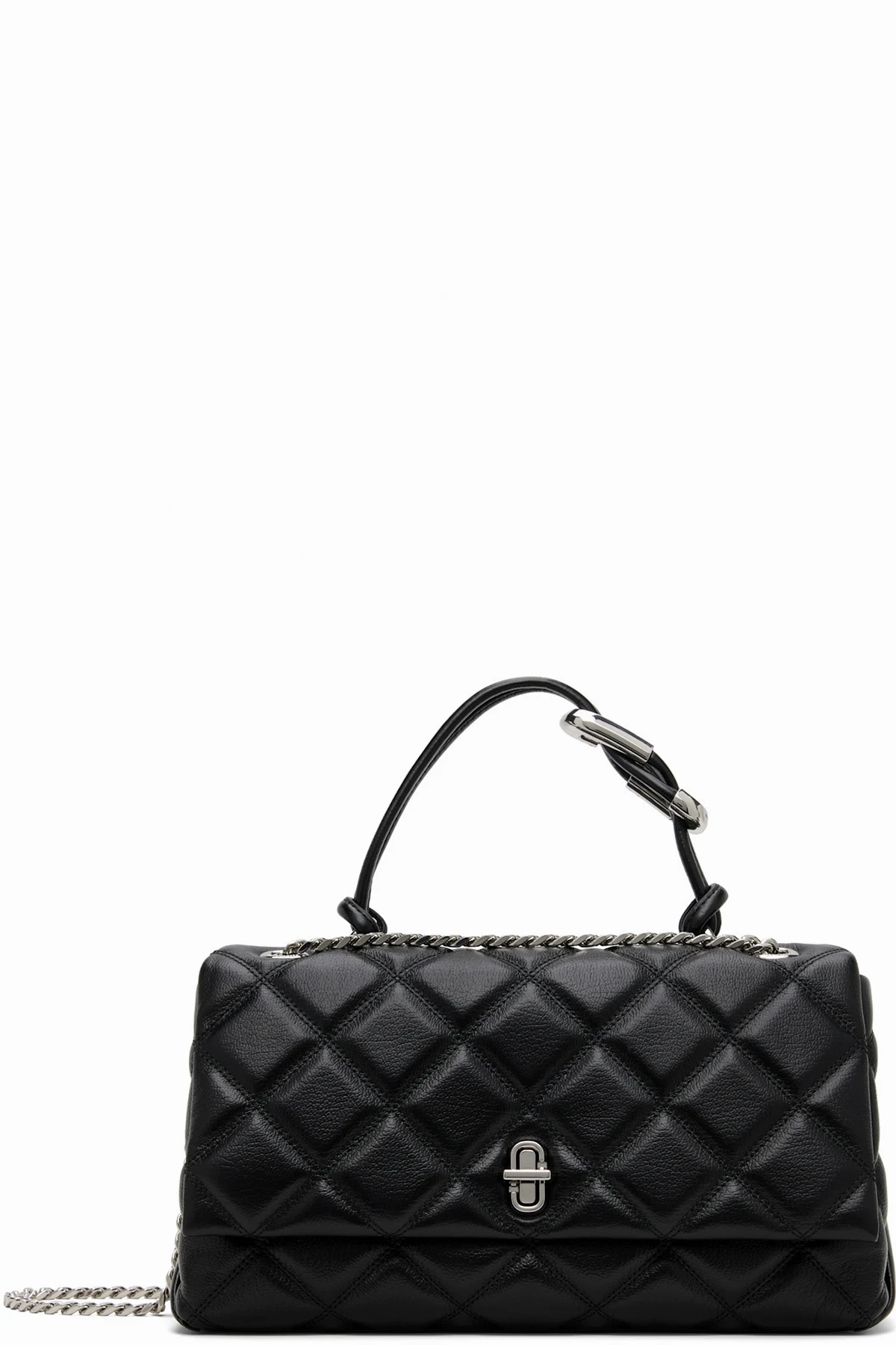 Black 'The Quilted Dual Convertible' Shoulder Bag