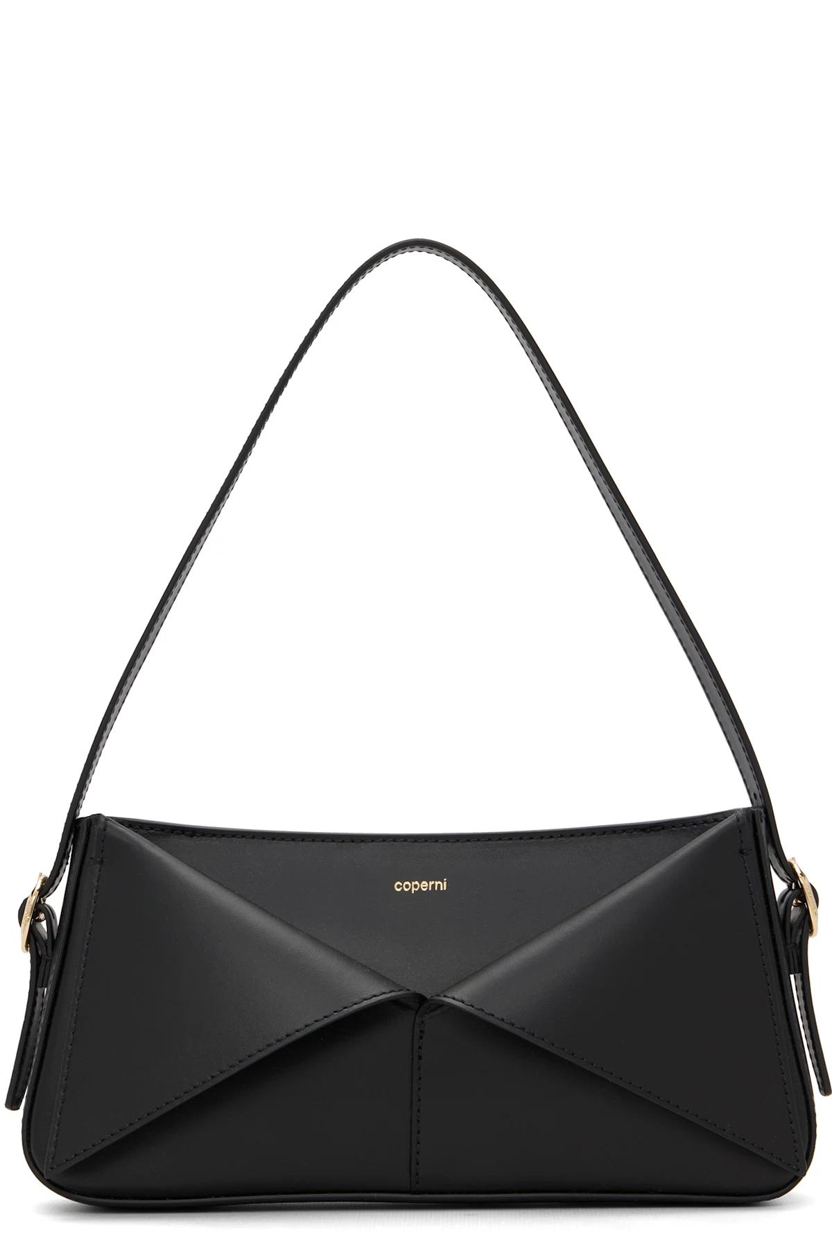 Black Belt Baguette Bag