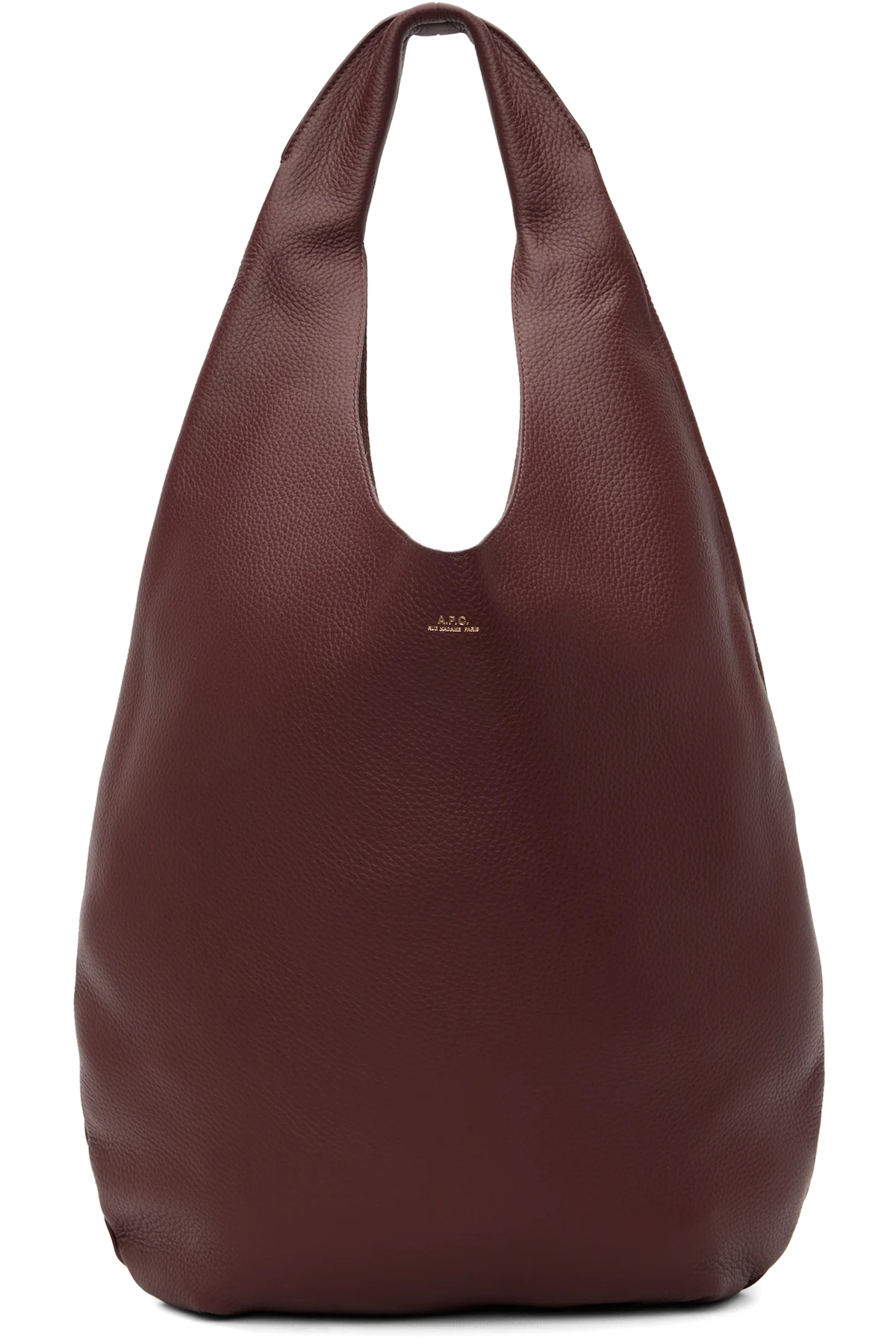 Burgundy 'Le Neige' Bag