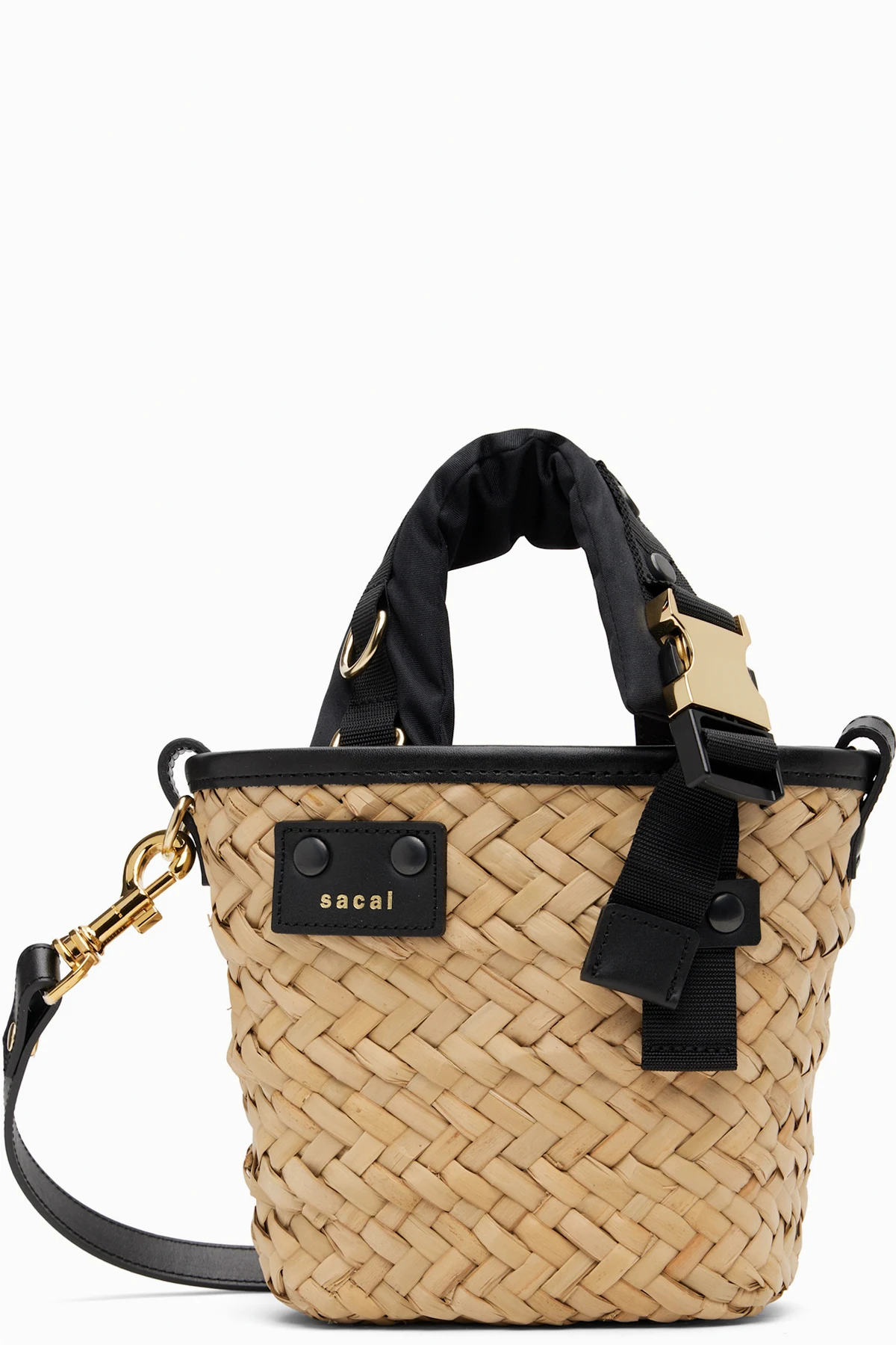 Beige Hybrid Micro Marche Bag