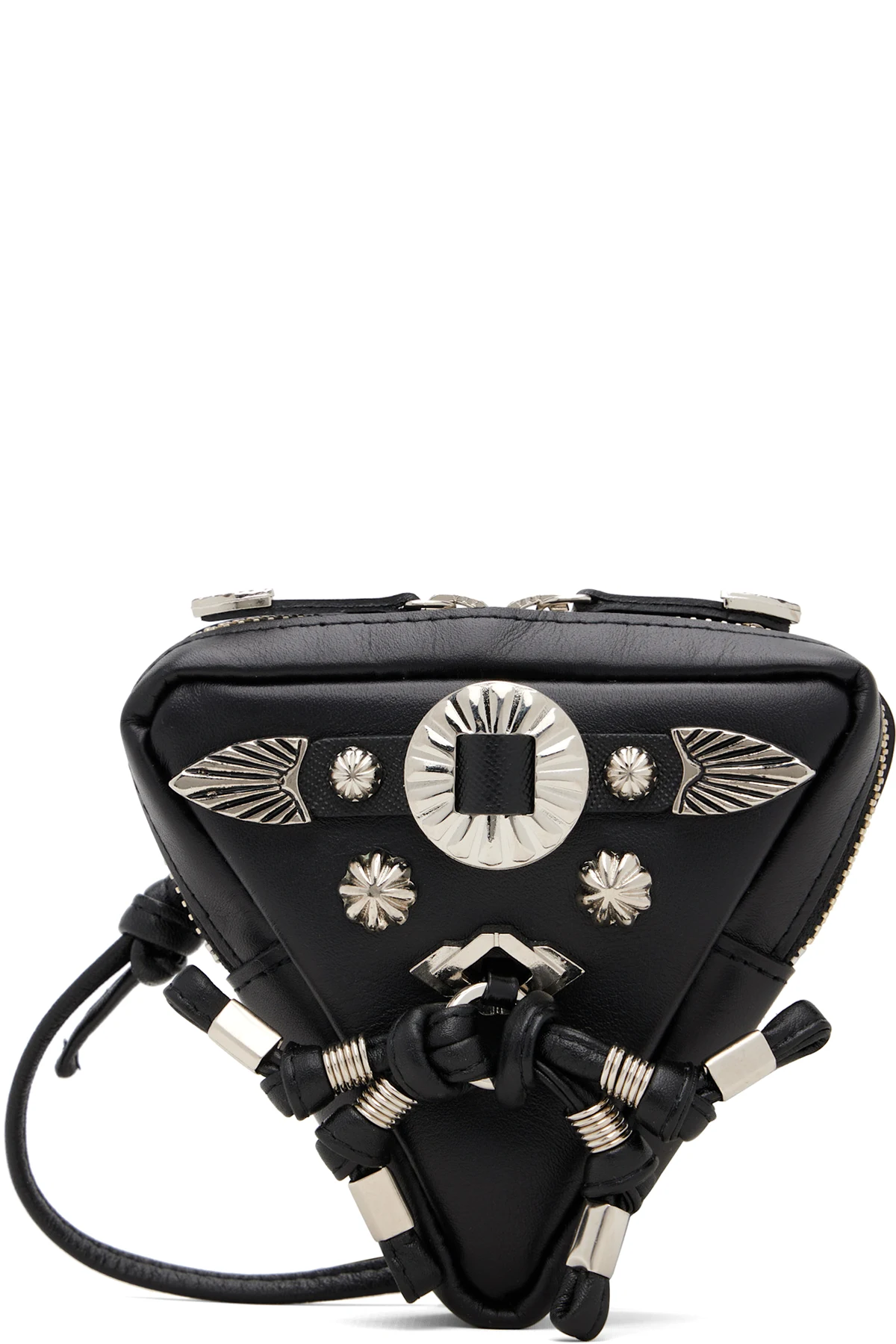 Black Triangle Shoulder Bag