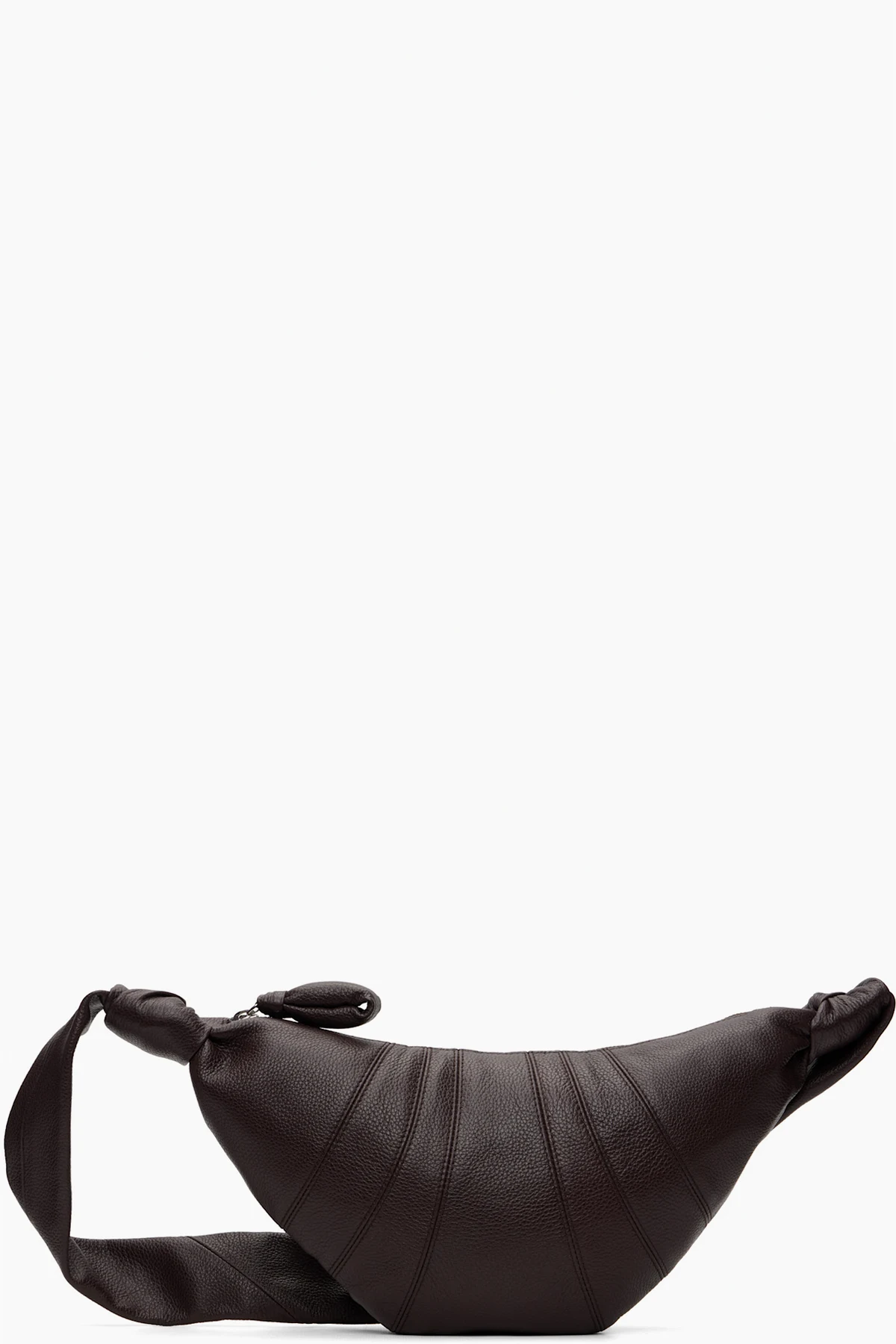 Burgundy Small Croissant Bag