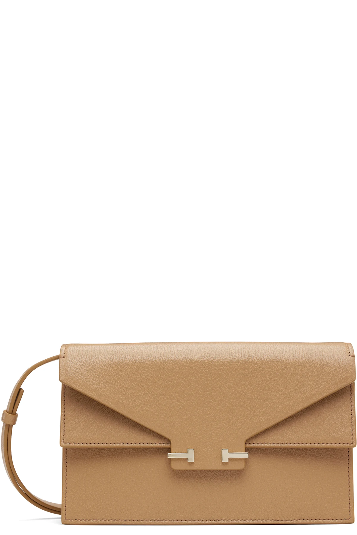Beige Supple Grain Leather Aube Mini Bag