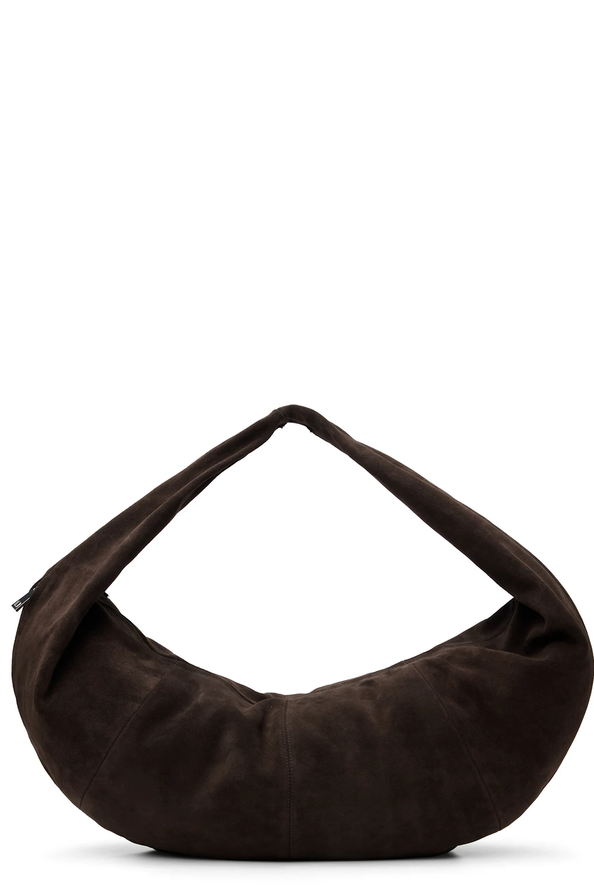 Brown Suede Crossbody XL Bag