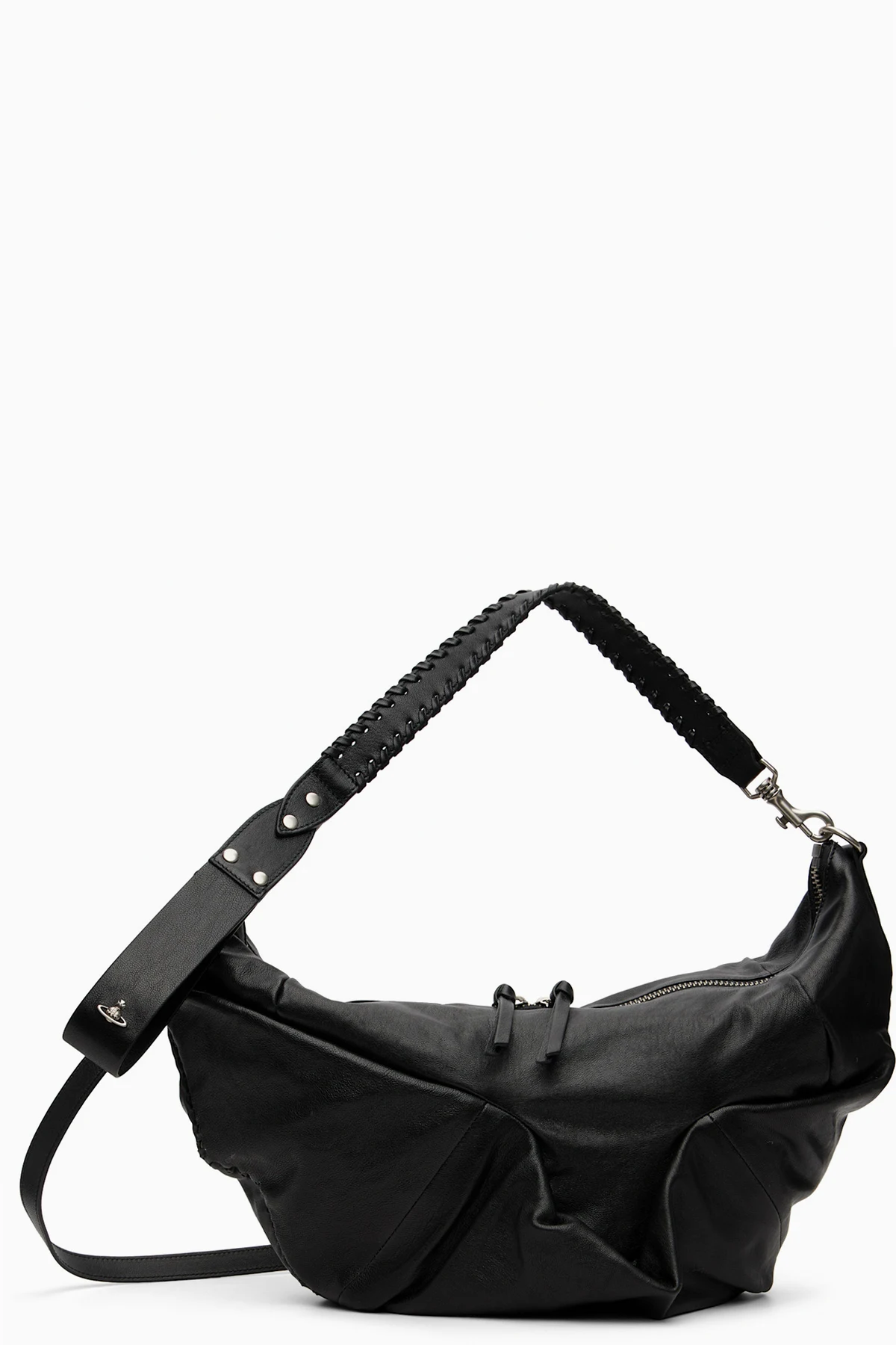 Black Agnes Medium Shoulder Bag