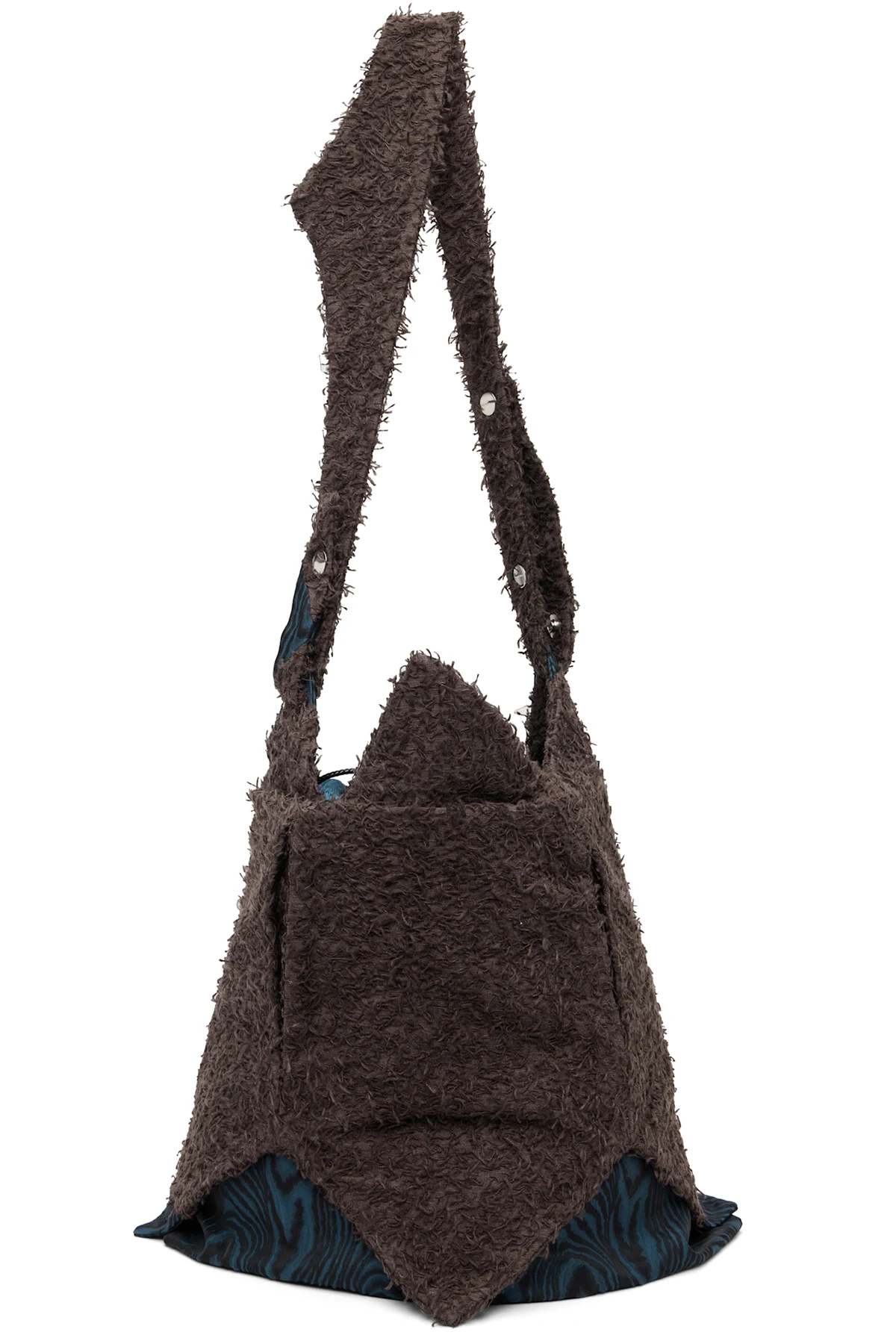 Brown & Navy Kaleidoscope Bag