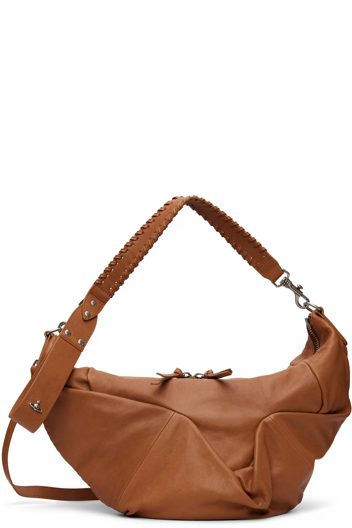 Tan Agnes Medium Shoulder Bag