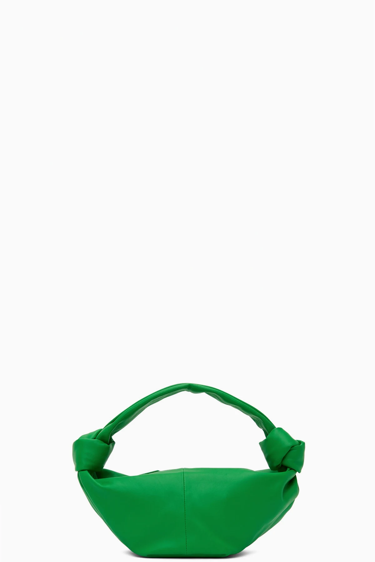 Green Double Knot Top Handle Bag