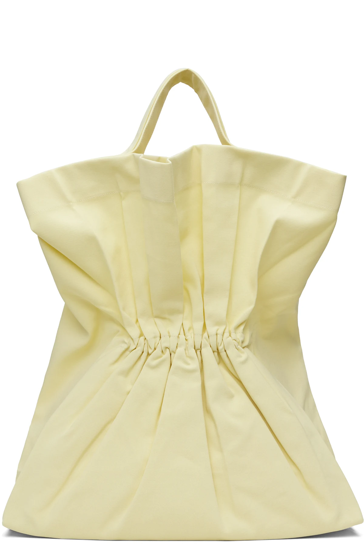 Yellow Drawn & Pressed Bag