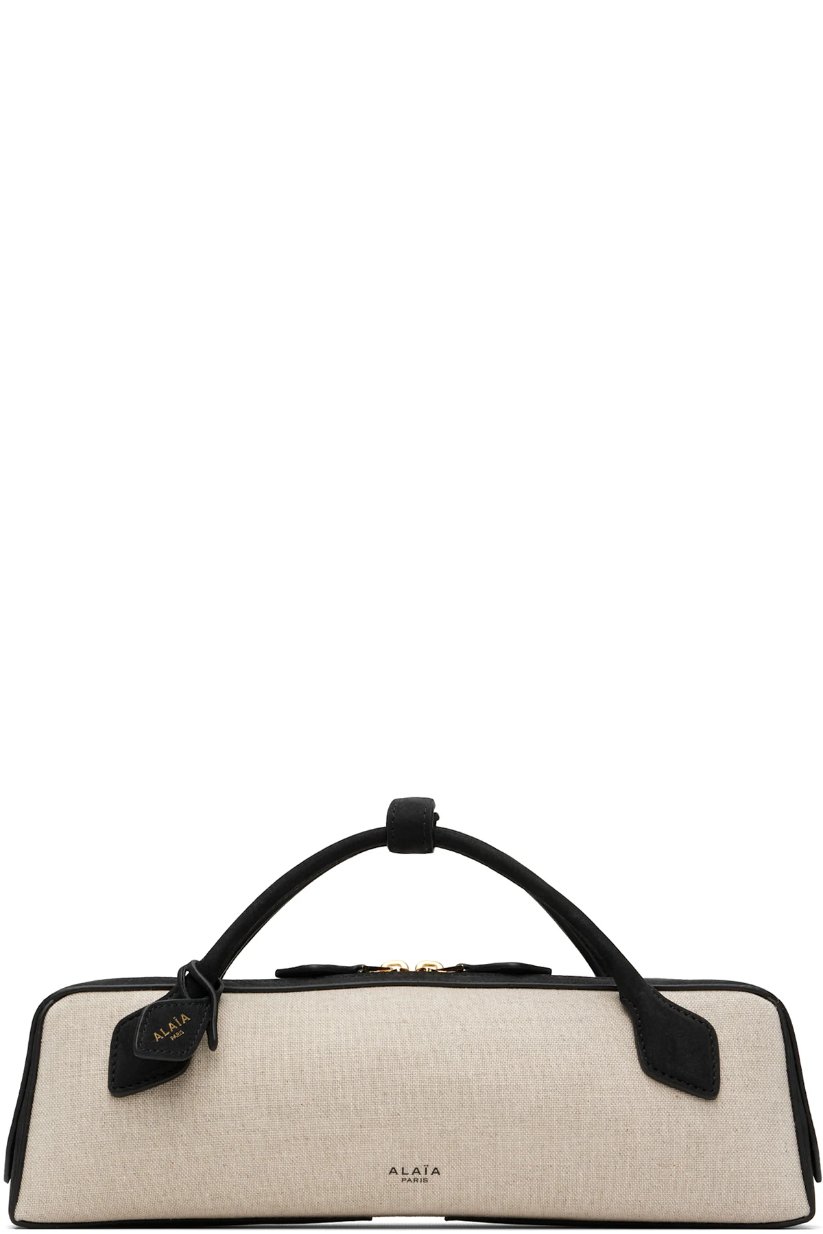 Beige & Black 'Le Teckel Clutch' Bag