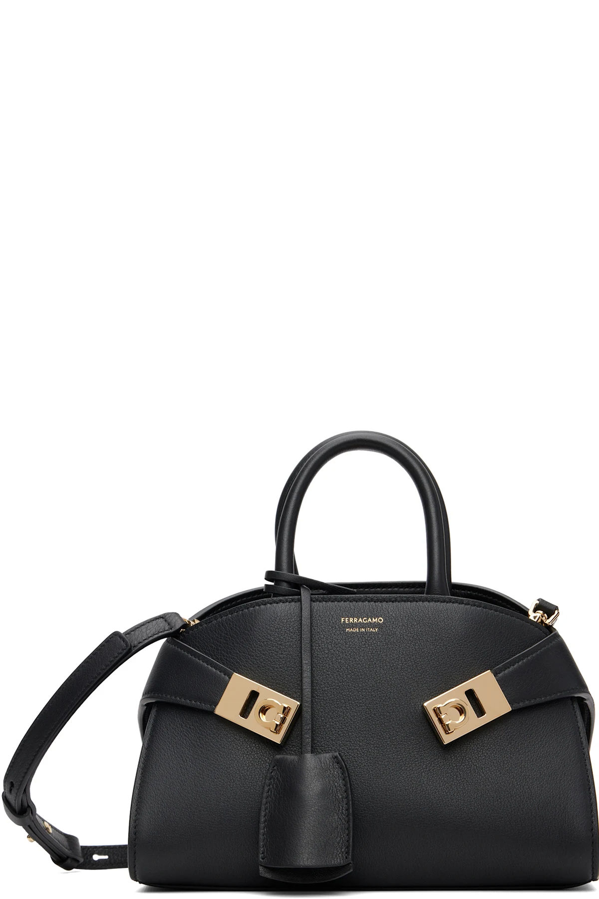 Black Mini Hug Bicolor Bag