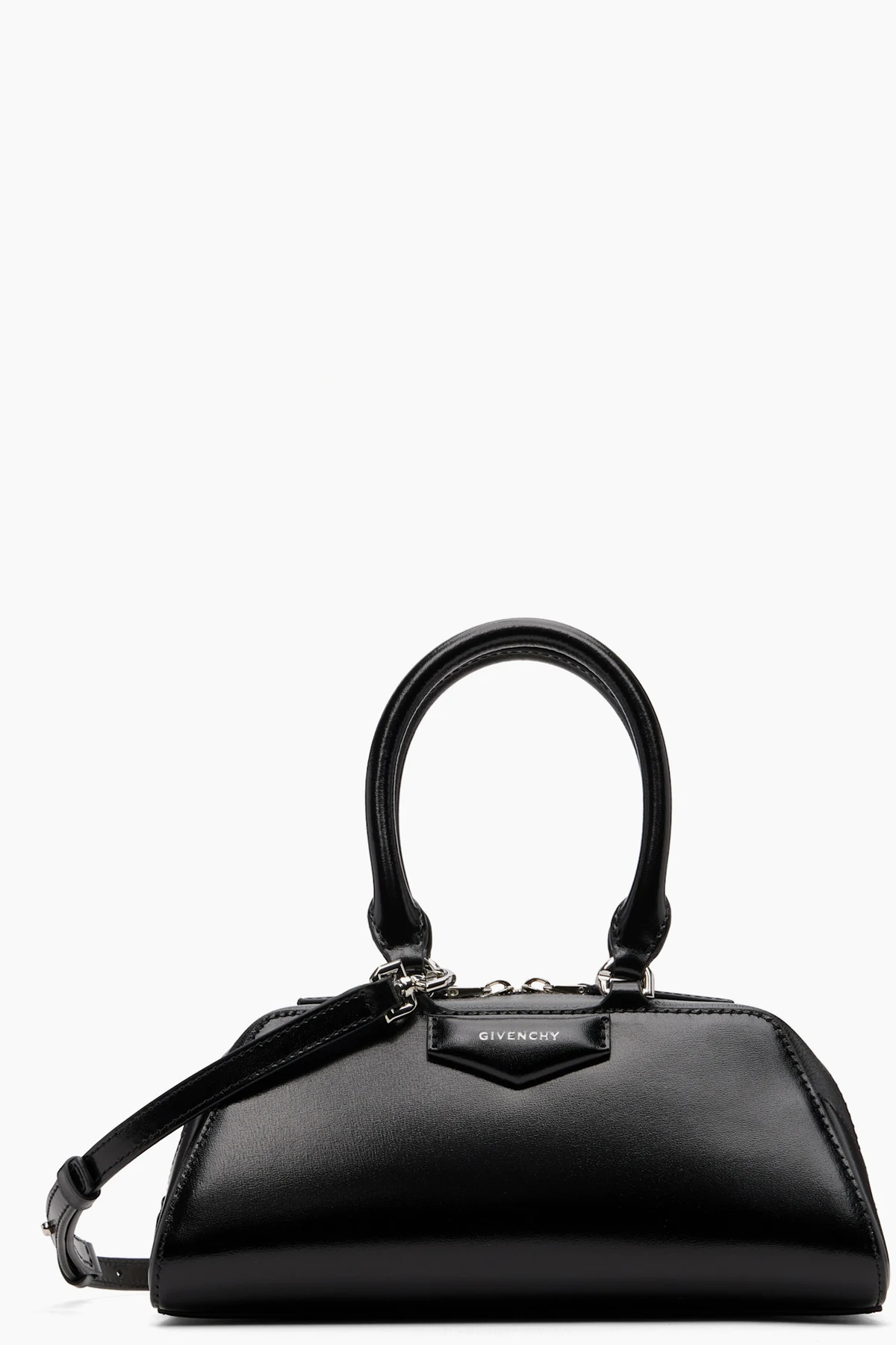 Black Mini Antigona East-West Bag