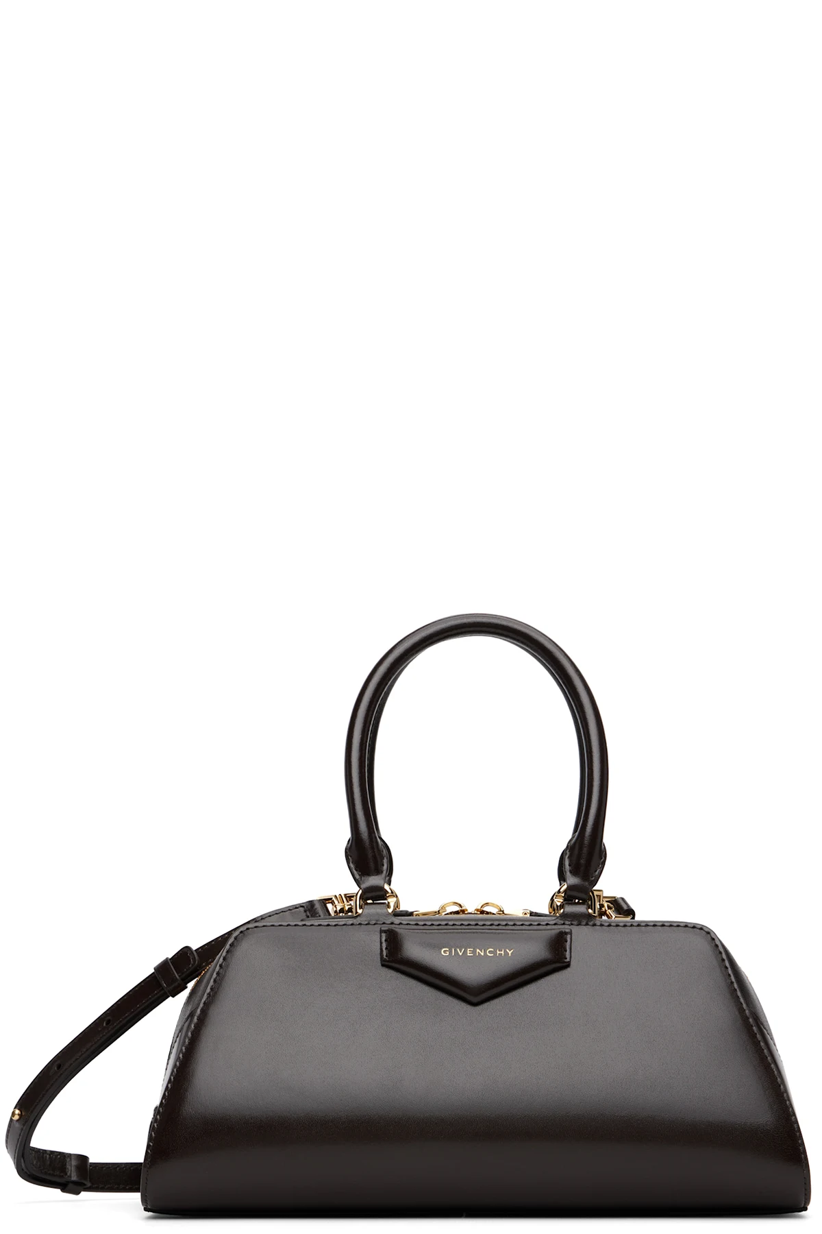 Brown Small Antigona East-West Bag