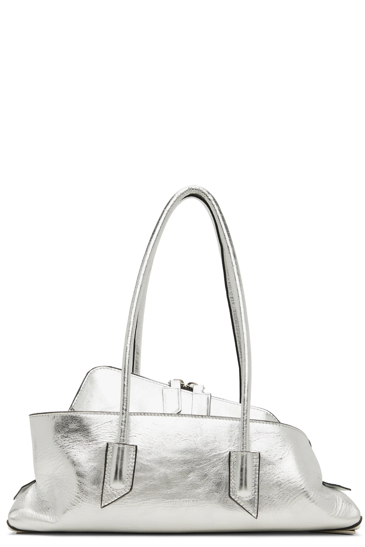 Silver 'La Passeggiata' Small Top Handle Bag