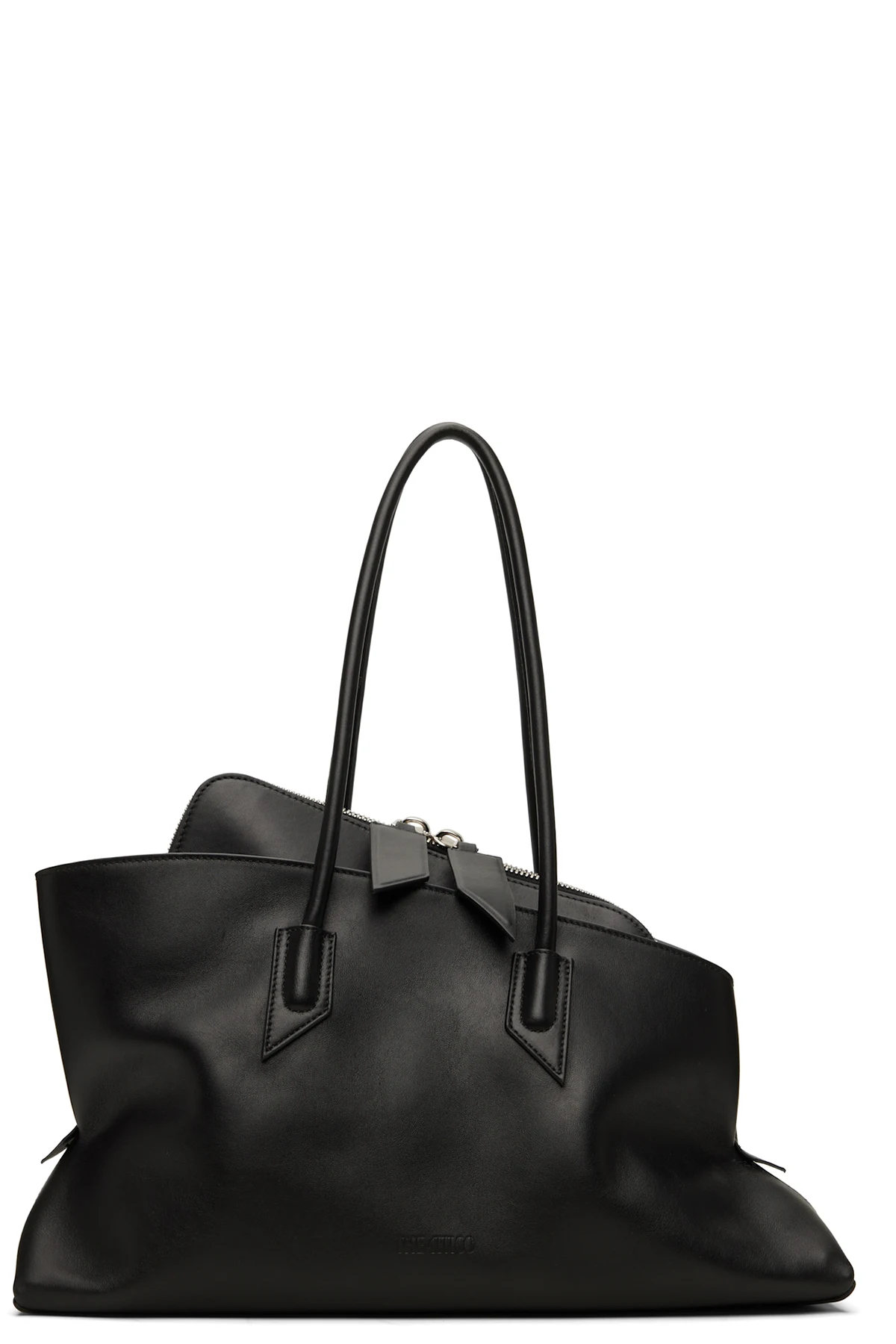 Black 'La Passeggiata' Medium Top Handle Bag