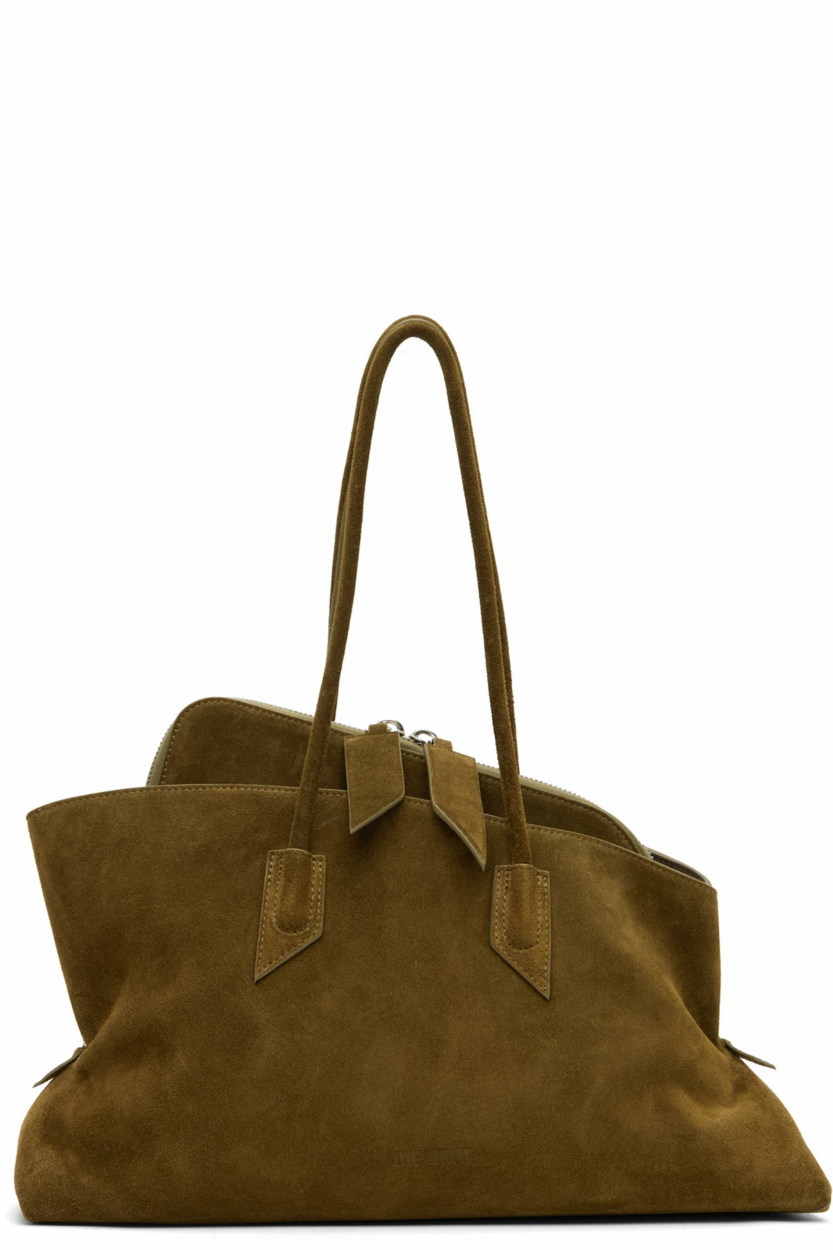 Khaki 'La Passeggiata Medium' Top Handle Bag